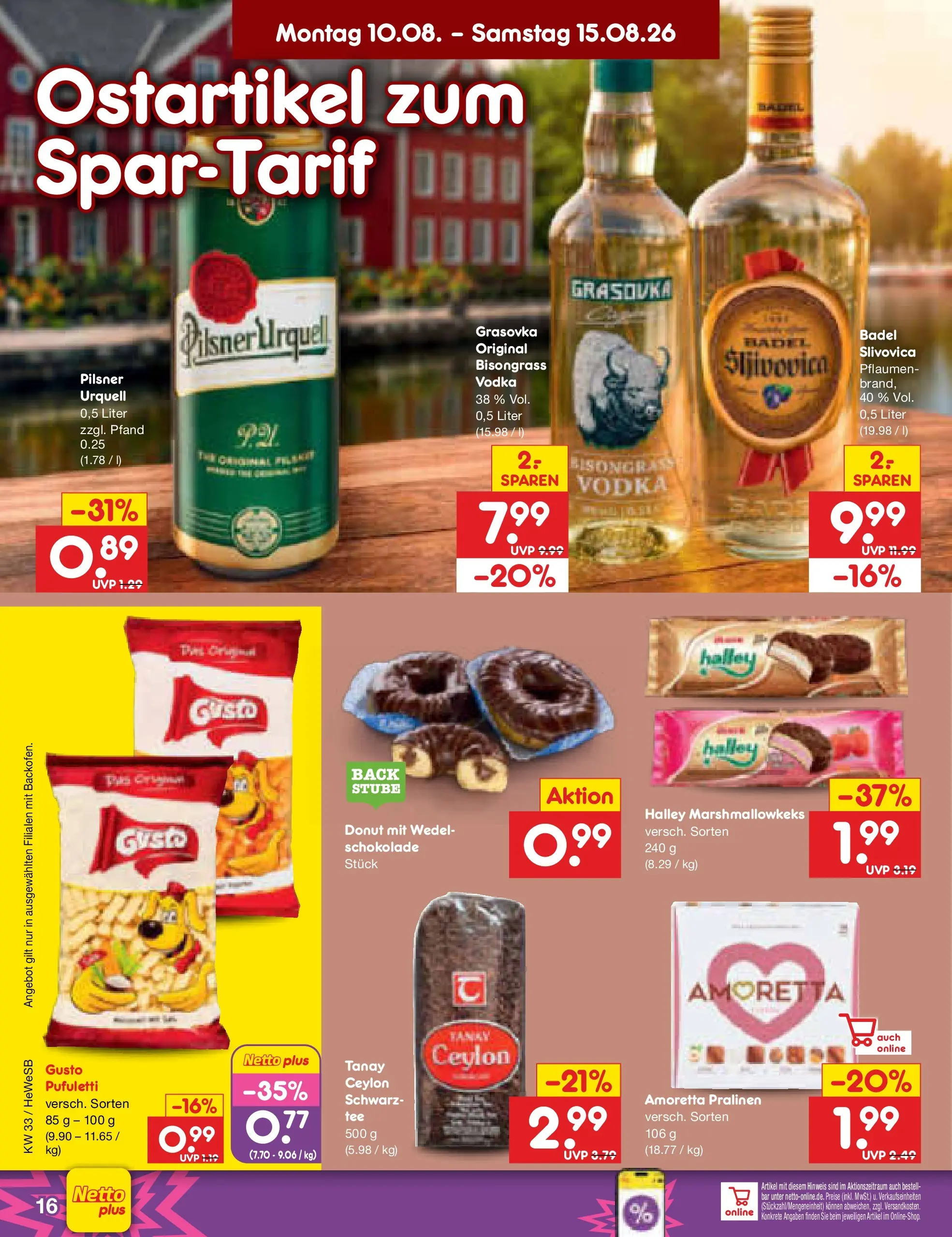 Netto Marken-Discount Prospekt Hamburg (ab 10.08.2026) ยป Angebote | Seite: 20 | Produkte: Pflaumen, Schokolade, Pilsner urquell, Vodka Netto Marken-Discount Prospekt Hamburg (ab 10.08.2026) ยป Angebote | Seite: 20 | Produkte: Pflaumen, Schokolade, Pilsner urquell, Vodka