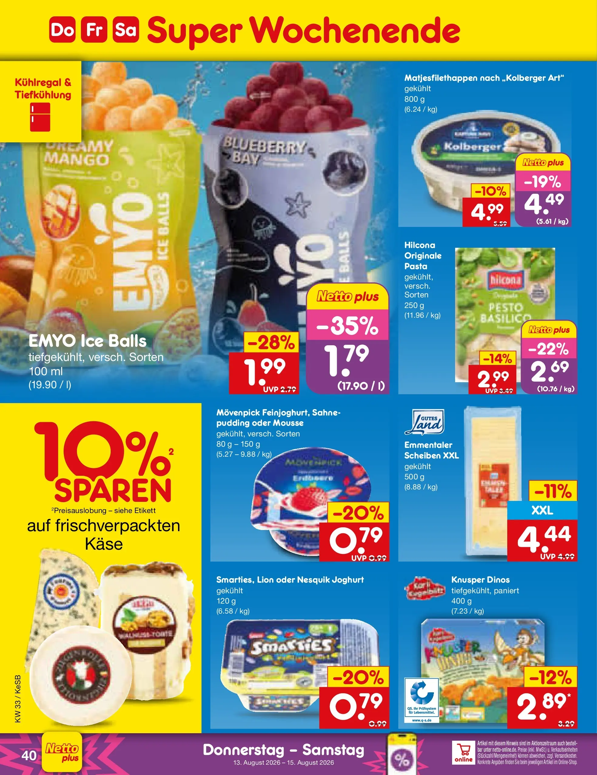 Netto Marken-Discount Prospekt Bonn (ab 10.08.2026) ยป Angebote | Seite: 56 | Produkte: Kรคse, Joghurt, Pasta, Sahne Netto Marken-Discount Prospekt Bonn (ab 10.08.2026) ยป Angebote | Seite: 56 | Produkte: Kรคse, Joghurt, Pasta, Sahne
