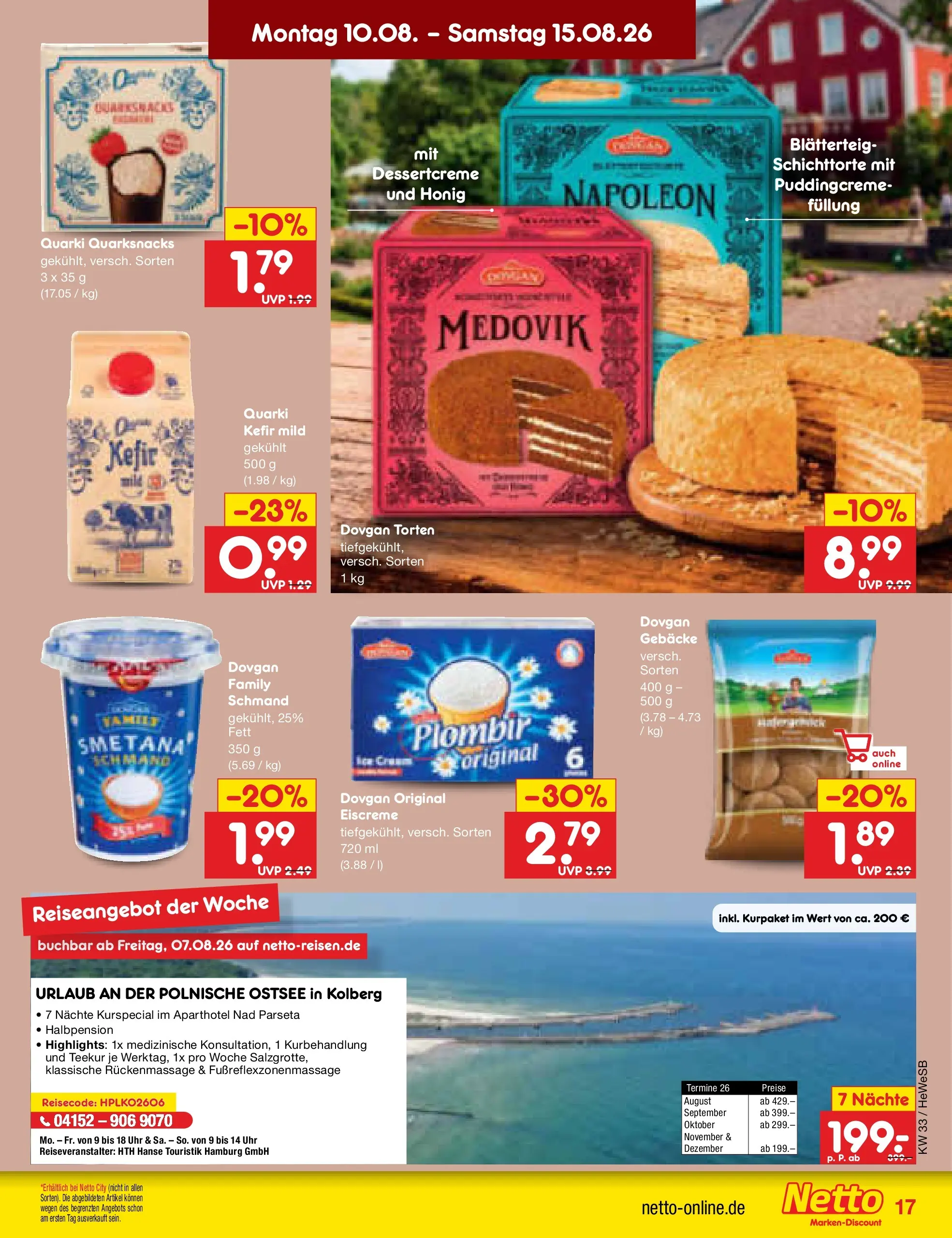 Netto Marken-Discount Prospekt Hamburg (ab 10.08.2026) ยป Angebote | Seite: 21 | Produkte: Kefir, Eiscreme, Uhr Netto Marken-Discount Prospekt Hamburg (ab 10.08.2026) ยป Angebote | Seite: 21 | Produkte: Kefir, Eiscreme, Uhr