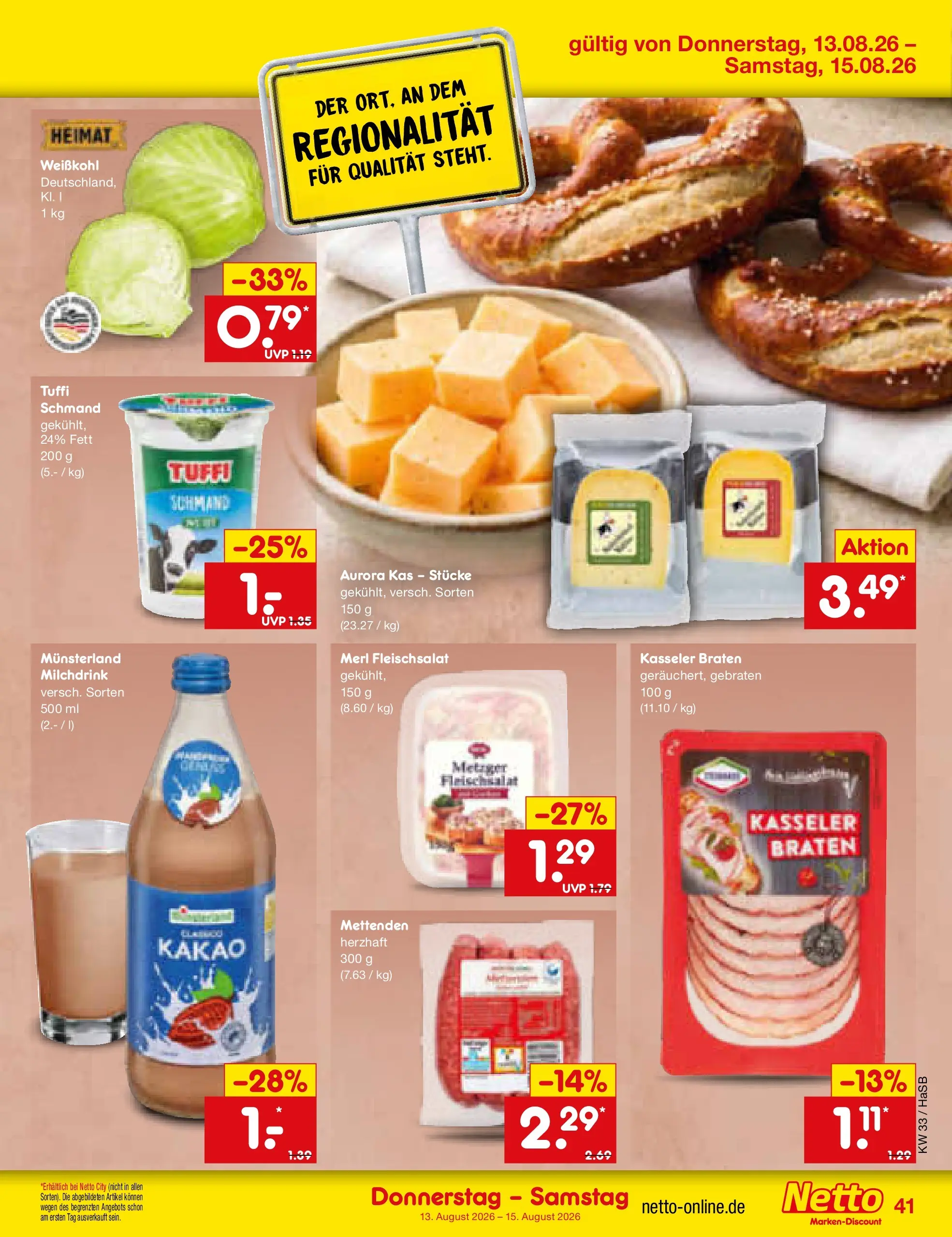 Netto Marken-Discount Prospekt Wuppertal (ab 10.08.2026) » Angebote | Seite: 57