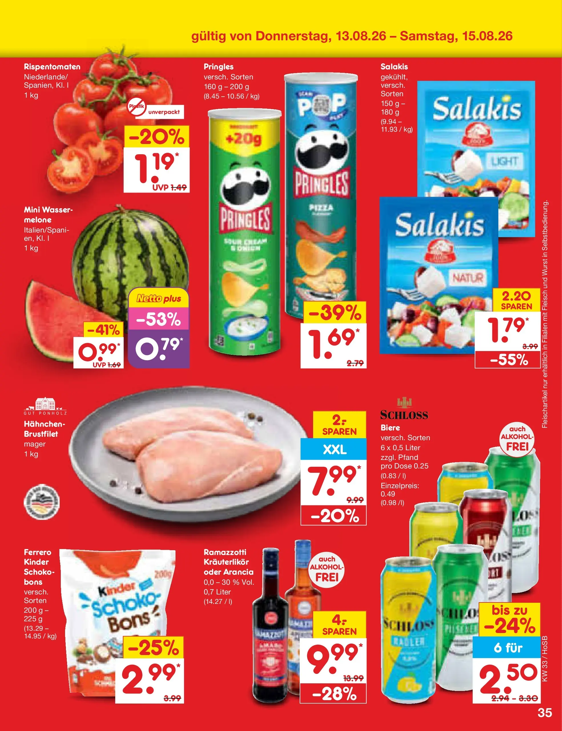 Netto Marken-Discount Prospekt Hannover (ab 10.08.2026) ยป Angebote | Seite: 49 | Produkte: Wasser, Melone, Pringles, Ramazzotti Netto Marken-Discount Prospekt Hannover (ab 10.08.2026) ยป Angebote | Seite: 49 | Produkte: Wasser, Melone, Pringles, Ramazzotti