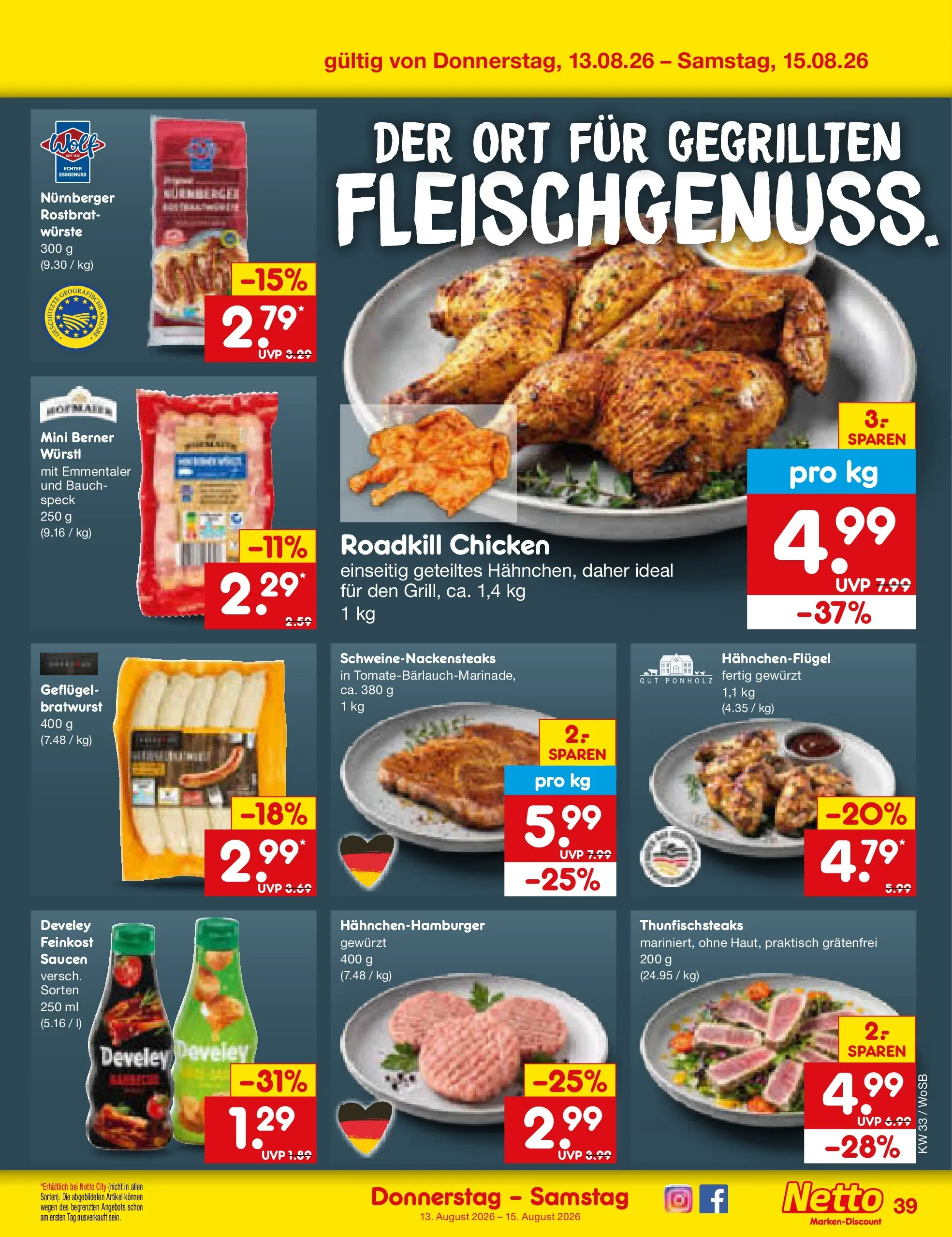 Netto Marken-Discount Prospekt Mannheim (ab 10.08.2026) ยป Angebote | Seite: 55 | Produkte: Wรผrstl, Bratwurst Netto Marken-Discount Prospekt Mannheim (ab 10.08.2026) ยป Angebote | Seite: 55 | Produkte: Wรผrstl, Bratwurst