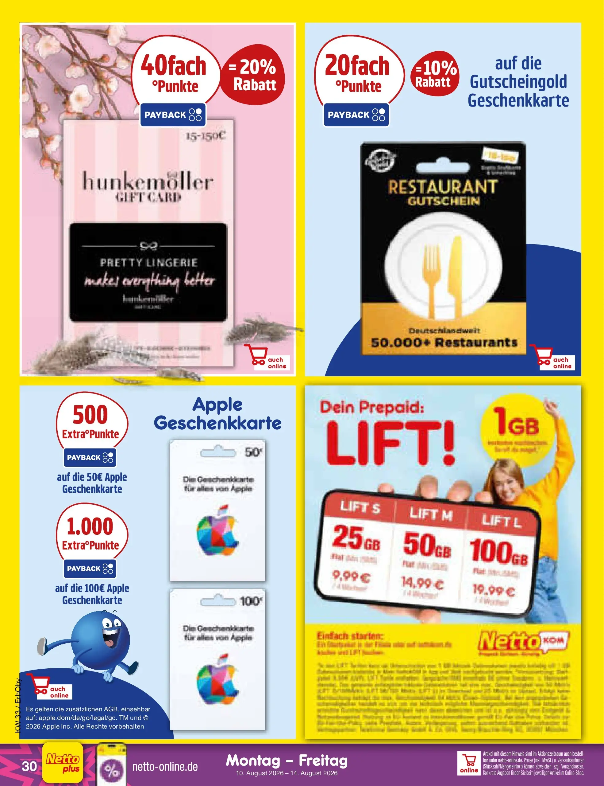 Netto Marken-Discount Prospekt Ergolding (ab 10.08.2026) ยป Angebote | Seite: 44 | Produkte: Apple Netto Marken-Discount Prospekt Ergolding (ab 10.08.2026) ยป Angebote | Seite: 44 | Produkte: Apple
