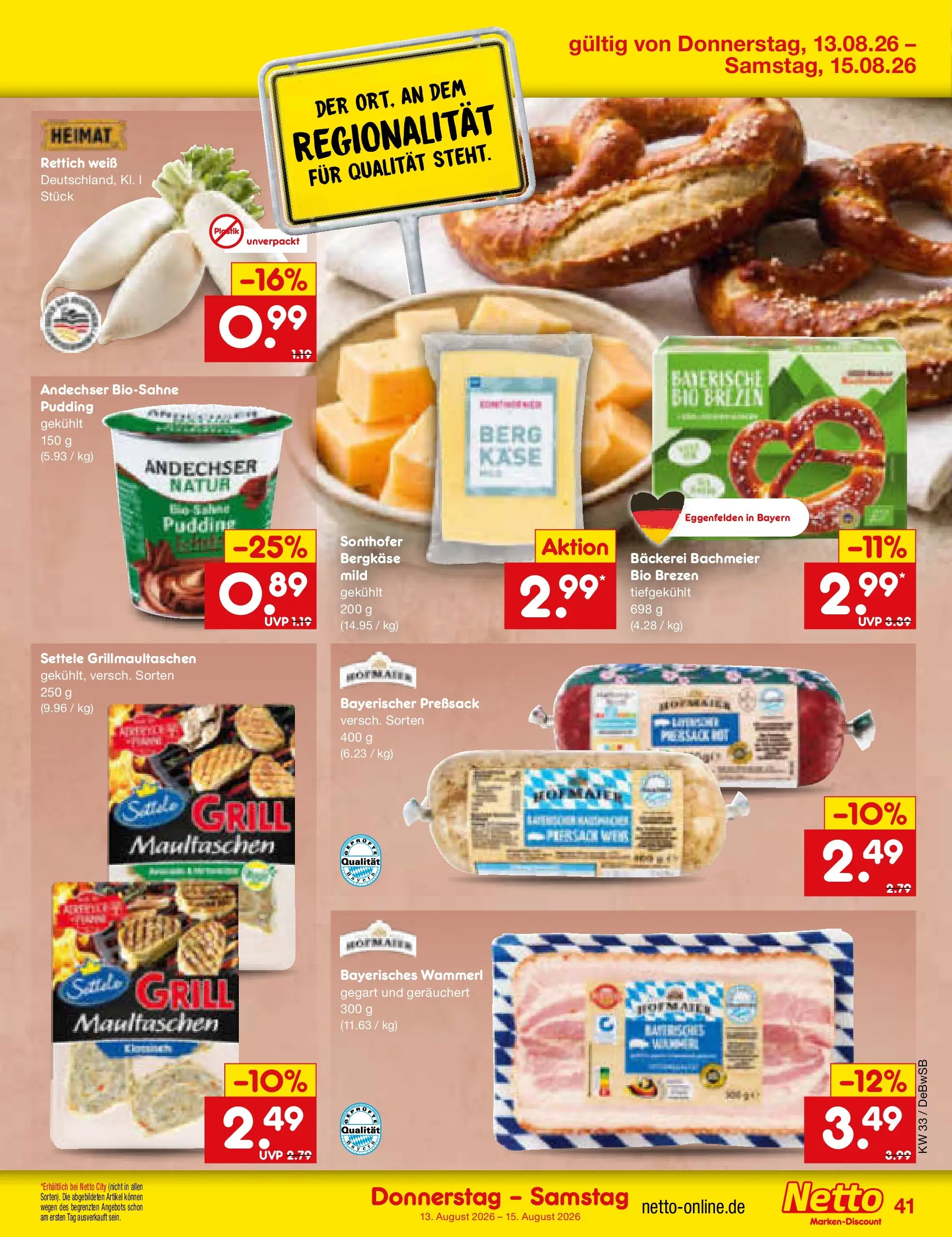 Netto Marken-Discount Prospekt Waiblingen-Bittenfeld (ab 10.08.2026) ยป Angebote | Seite: 57 | Produkte: Grill, Bรคckerei, Kรคse, Pudding Netto Marken-Discount Prospekt Waiblingen-Bittenfeld (ab 10.08.2026) ยป Angebote | Seite: 57 | Produkte: Grill, Bรคckerei, Kรคse, Pudding