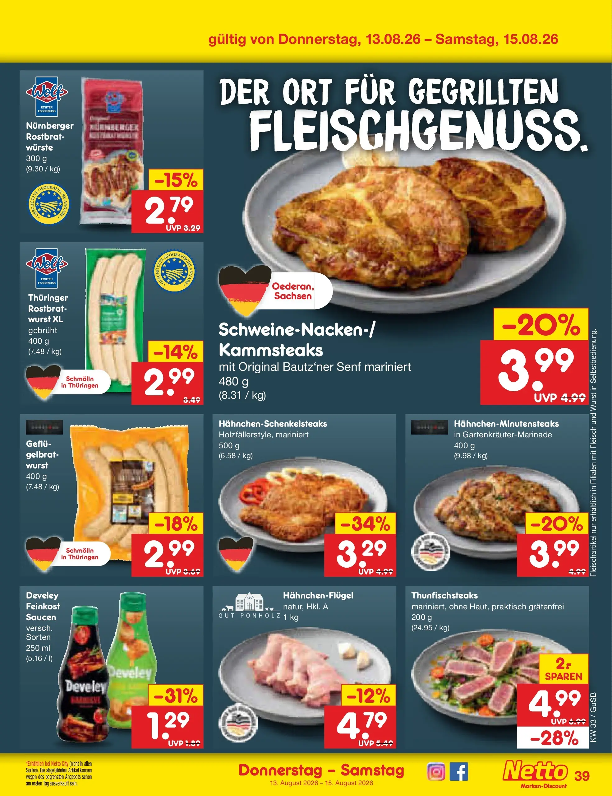 Netto Marken-Discount Prospekt Machern (ab 10.08.2026) ยป Angebote | Seite: 55 | Produkte: Wurst, Fleisch Netto Marken-Discount Prospekt Machern (ab 10.08.2026) ยป Angebote | Seite: 55 | Produkte: Wurst, Fleisch