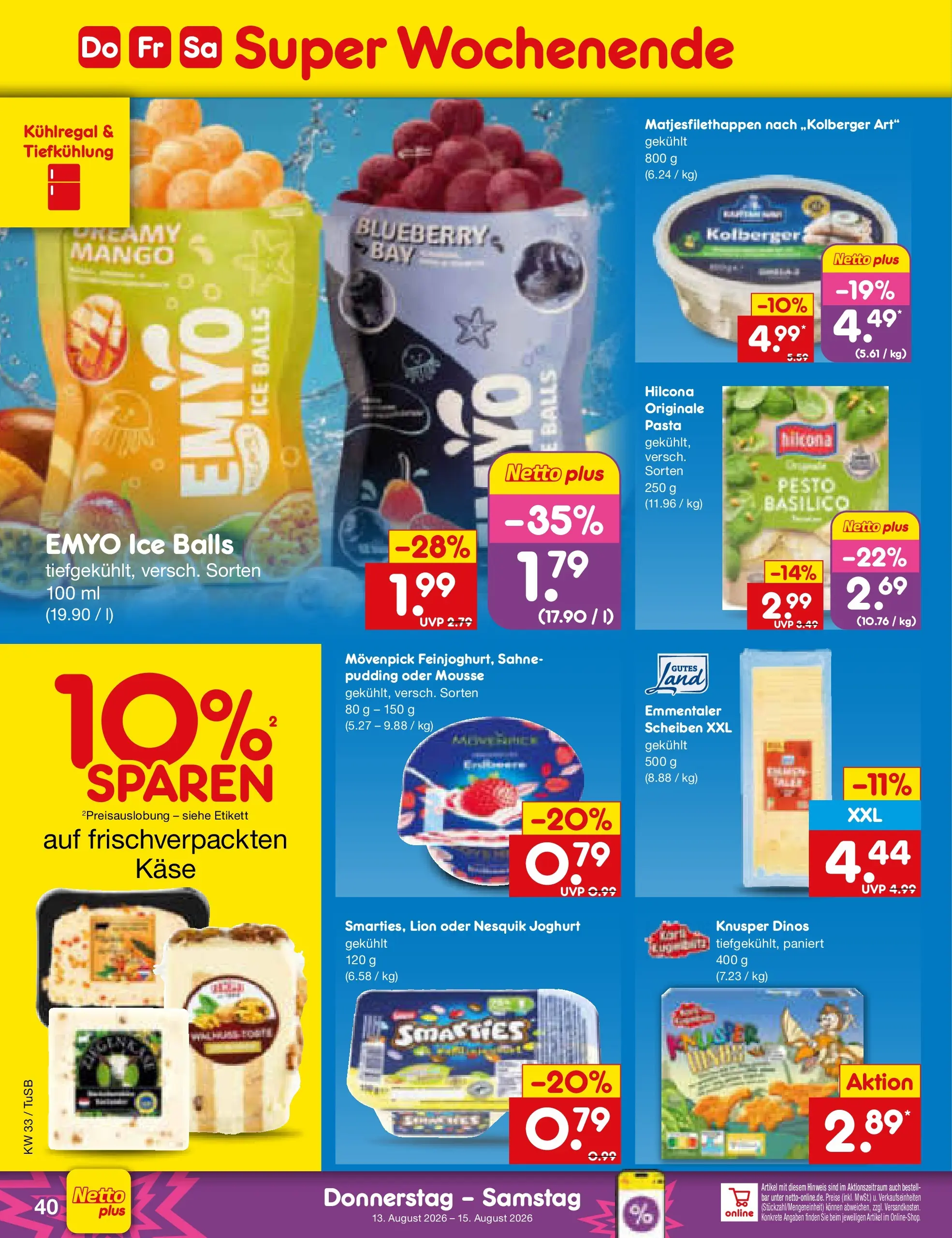 Netto Marken-Discount Prospekt Lahr-Langenwinkel (ab 10.08.2026) ยป Angebote | Seite: 56 | Produkte: Kรคse, Joghurt, Pasta, Sahne Netto Marken-Discount Prospekt Lahr-Langenwinkel (ab 10.08.2026) ยป Angebote | Seite: 56 | Produkte: Kรคse, Joghurt, Pasta, Sahne