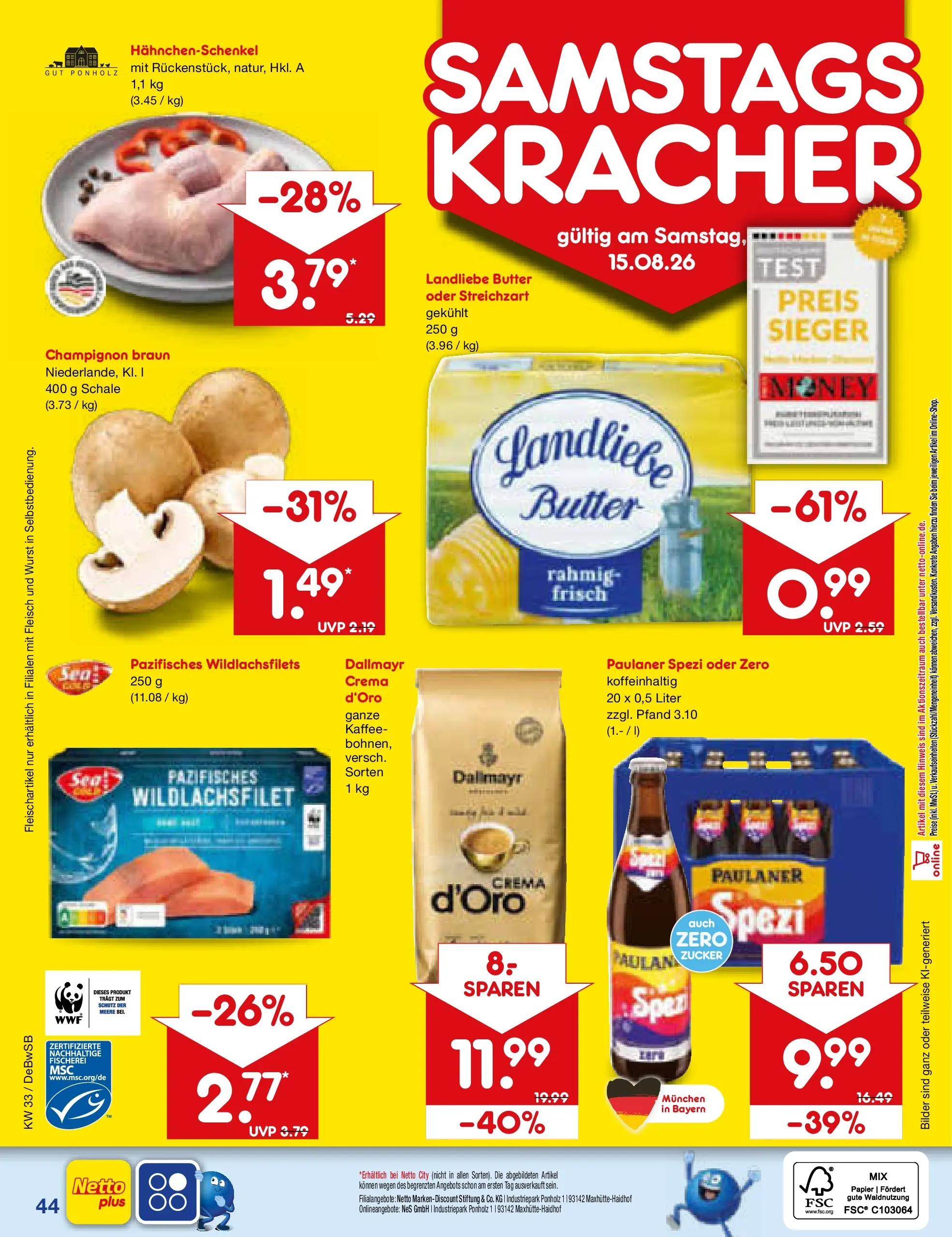 Netto Marken-Discount Prospekt Waiblingen-Bittenfeld (ab 10.08.2026) ยป Angebote | Seite: 60 | Produkte: Butter, Kaffee, Landliebe butter, Zucker Netto Marken-Discount Prospekt Waiblingen-Bittenfeld (ab 10.08.2026) ยป Angebote | Seite: 60 | Produkte: Butter, Kaffee, Landliebe butter, Zucker