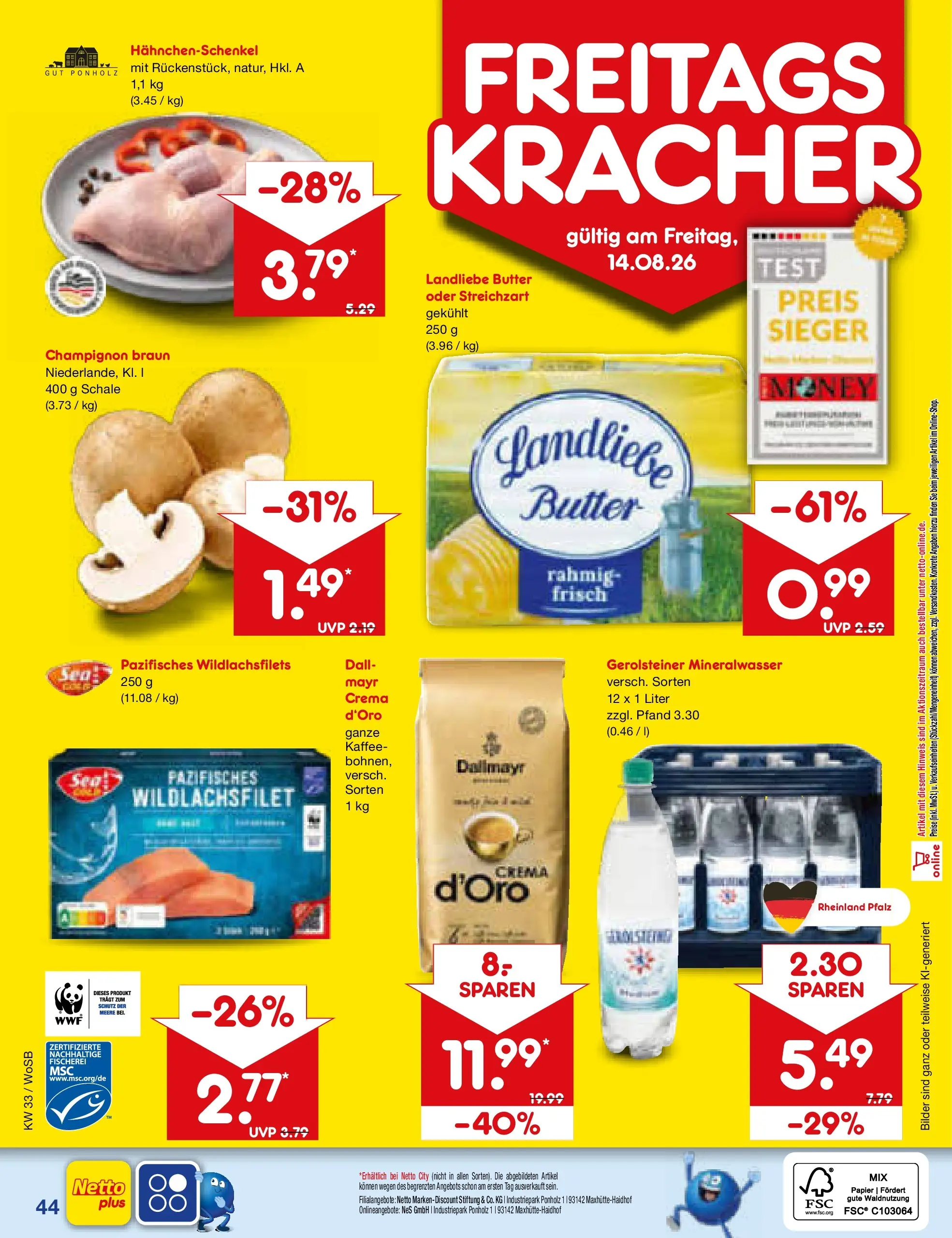Netto Marken-Discount Prospekt Mannheim (ab 10.08.2026) ยป Angebote | Seite: 60 | Produkte: Hahnchenschenkel, Butter, Kaffee, Bilder Netto Marken-Discount Prospekt Mannheim (ab 10.08.2026) ยป Angebote | Seite: 60 | Produkte: Hahnchenschenkel, Butter, Kaffee, Bilder
