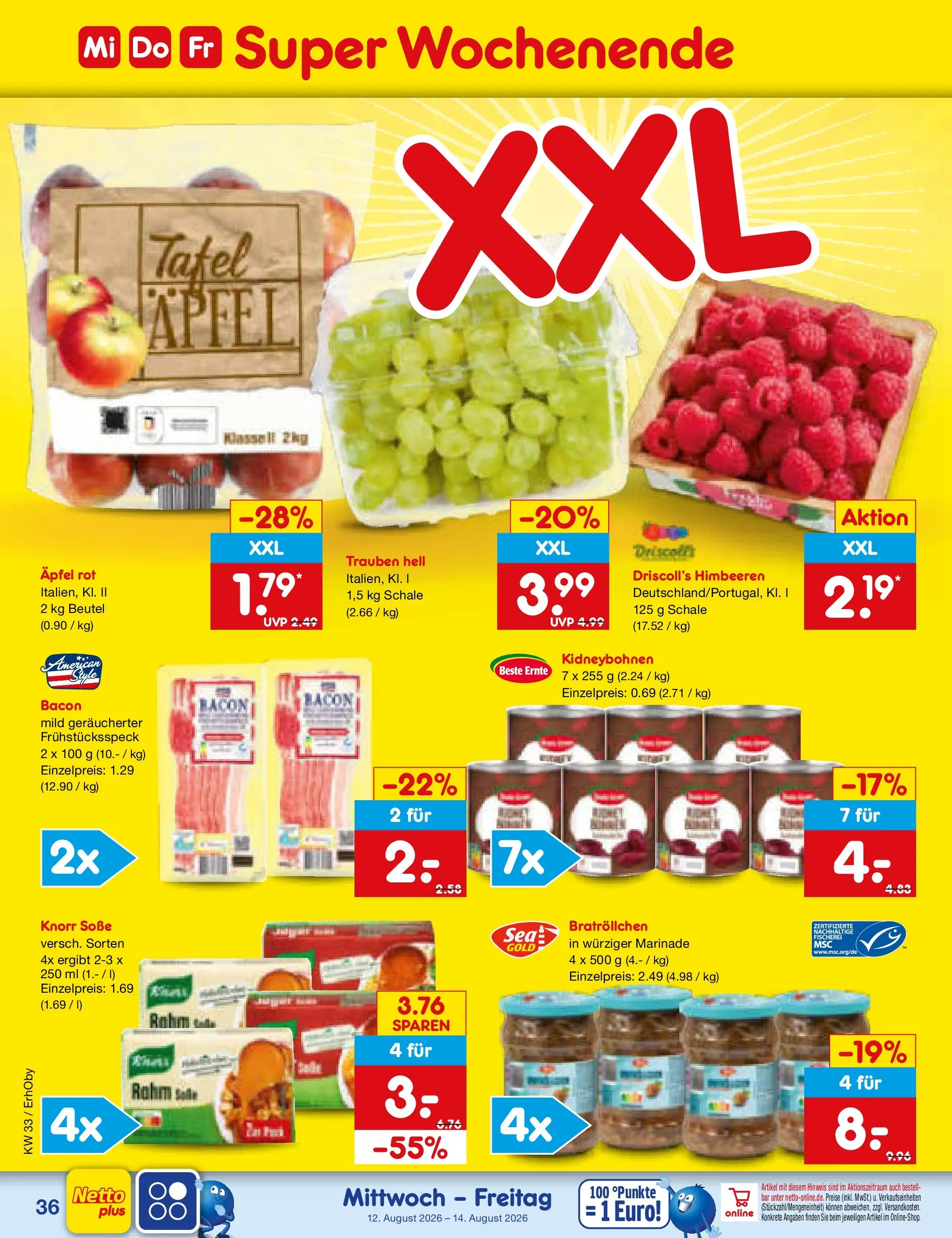 Netto Marken-Discount Prospekt Ergolding (ab 10.08.2026) ยป Angebote | Seite: 50 | Produkte: Himbeeren, Trauben, รpfel, Soรe Netto Marken-Discount Prospekt Ergolding (ab 10.08.2026) ยป Angebote | Seite: 50 | Produkte: Himbeeren, Trauben, รpfel, Soรe