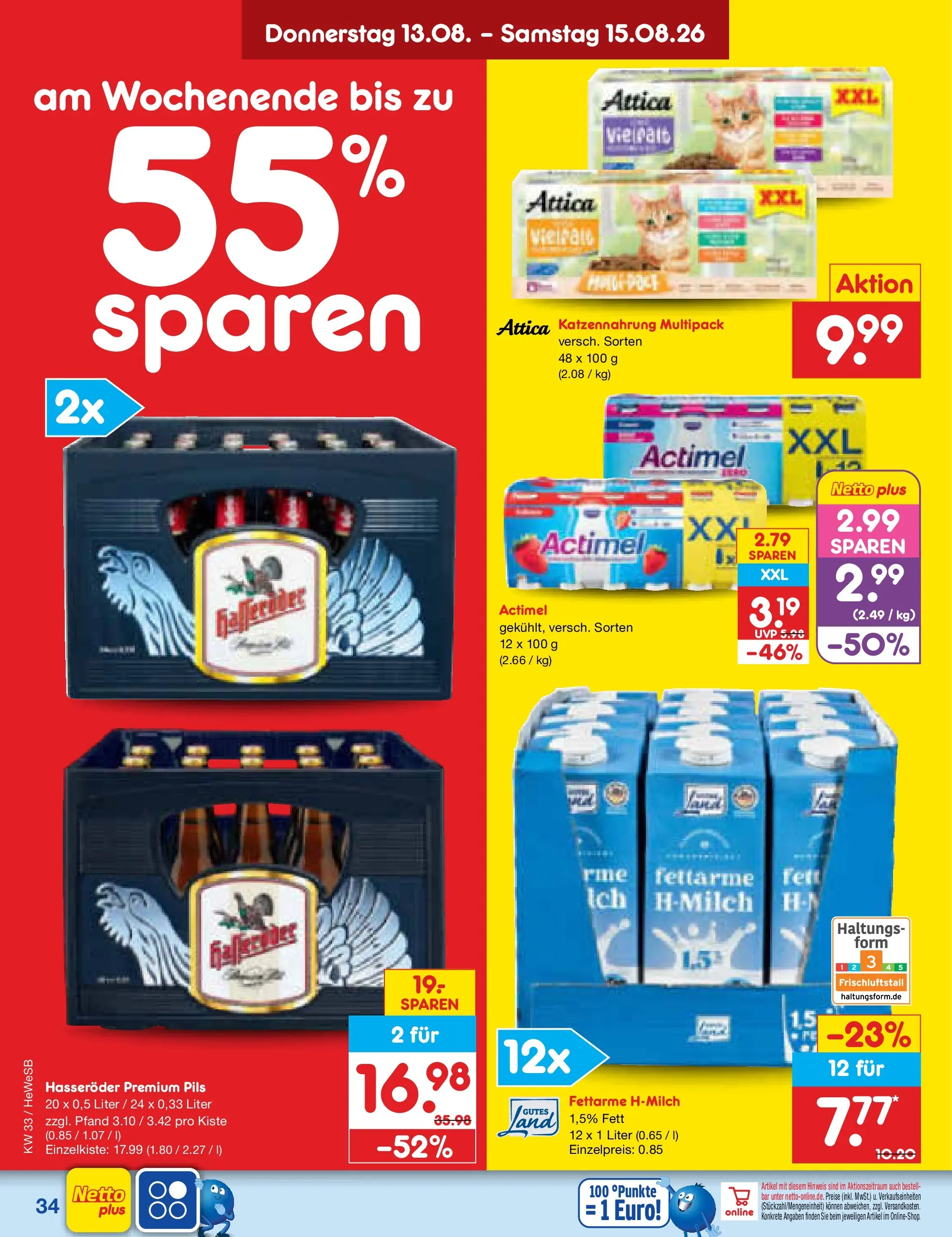 Netto Marken-Discount Prospekt Hamburg (ab 10.08.2026) ยป Angebote | Seite: 48 | Produkte: Actimel, Pils, Hasserรถder Netto Marken-Discount Prospekt Hamburg (ab 10.08.2026) ยป Angebote | Seite: 48 | Produkte: Actimel, Pils, Hasserรถder