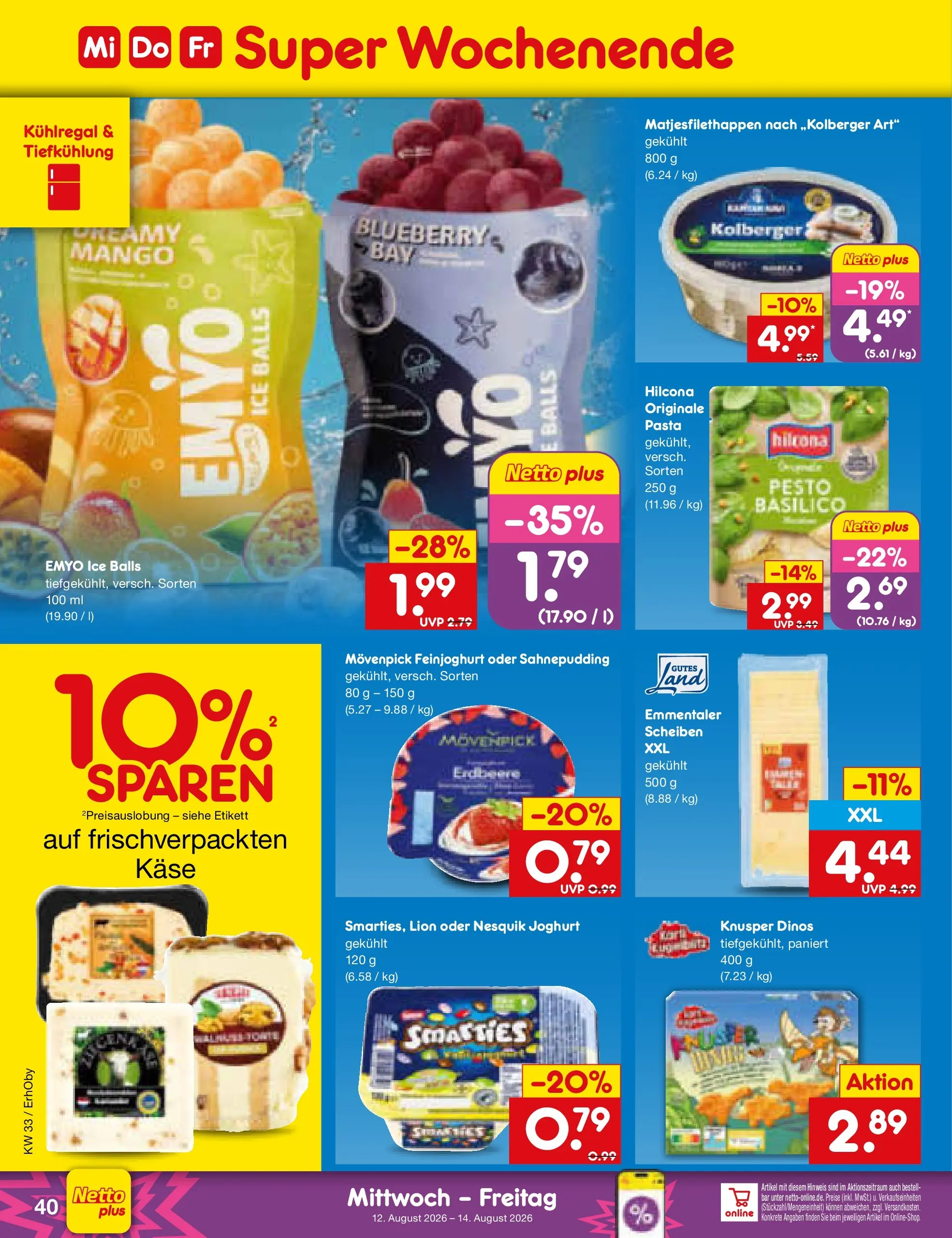 Netto Marken-Discount Prospekt Ergolding (ab 10.08.2026) ยป Angebote | Seite: 56 | Produkte: Kรคse, Smarties, Mango, Pasta Netto Marken-Discount Prospekt Ergolding (ab 10.08.2026) ยป Angebote | Seite: 56 | Produkte: Kรคse, Smarties, Mango, Pasta