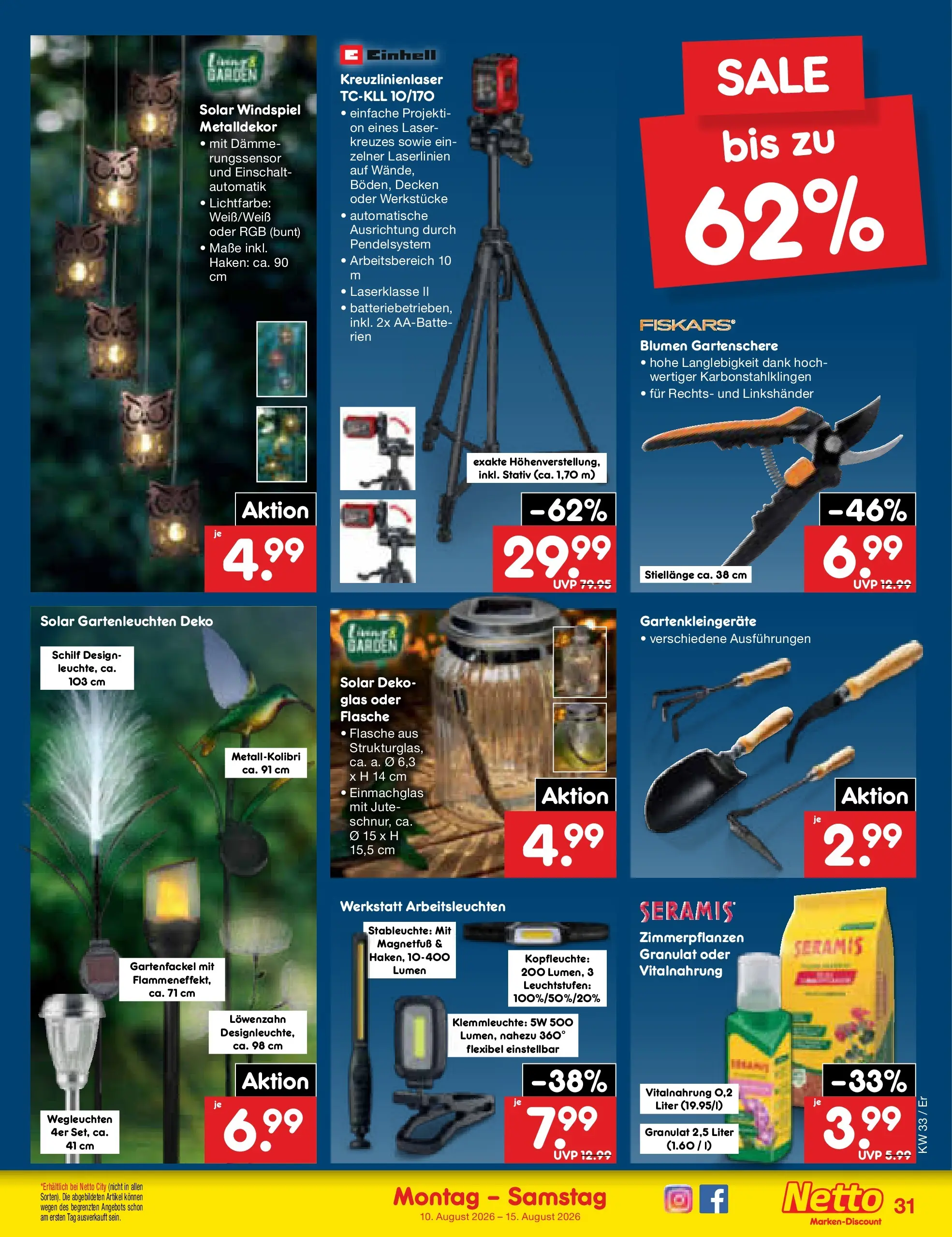 Netto Marken-Discount Prospekt Weimar (ab 10.08.2026) ยป Angebote | Seite: 45 | Produkte: Blumen, Stativ Netto Marken-Discount Prospekt Weimar (ab 10.08.2026) ยป Angebote | Seite: 45 | Produkte: Blumen, Stativ