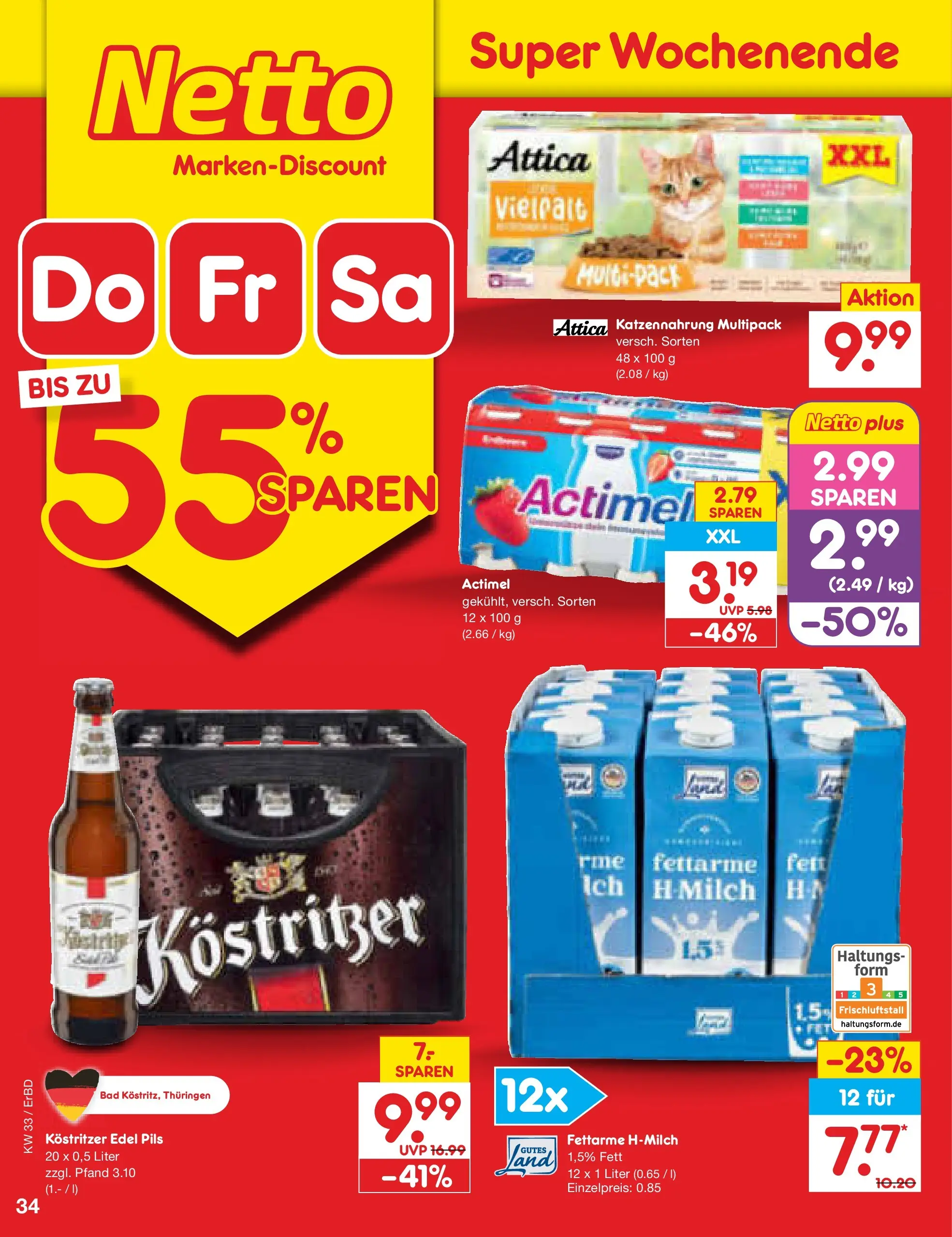 Netto Marken-Discount Prospekt Weimar (ab 10.08.2026) ยป Angebote | Seite: 48 | Produkte: Actimel, Kostritzer, Bad, Pils Netto Marken-Discount Prospekt Weimar (ab 10.08.2026) ยป Angebote | Seite: 48 | Produkte: Actimel, Kostritzer, Bad, Pils