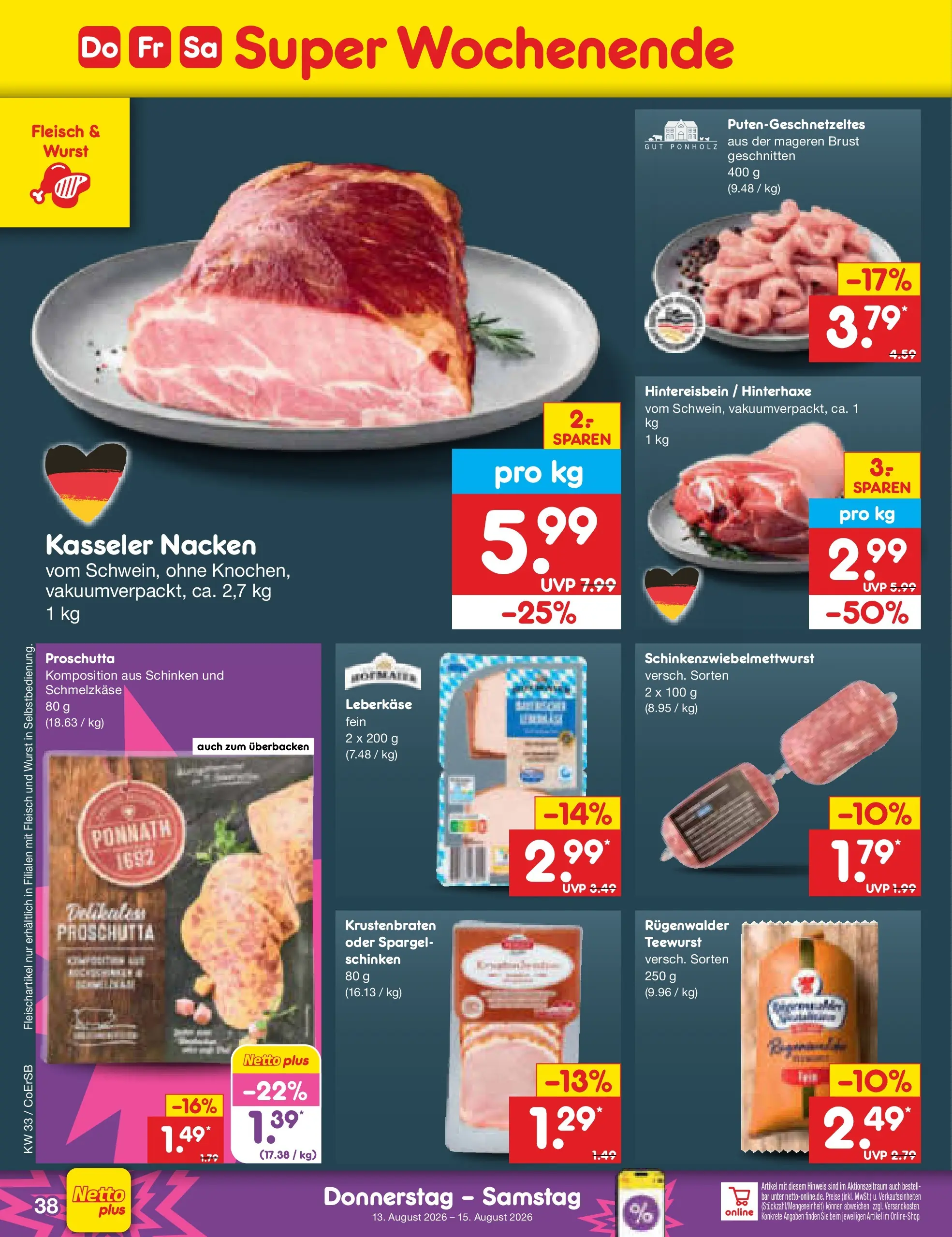 Netto Marken-Discount Prospekt Nordhausen (ab 10.08.2026) ยป Angebote | Seite: 54 | Produkte: Krustenbraten, Spargel, Schinken, Fleisch Netto Marken-Discount Prospekt Nordhausen (ab 10.08.2026) ยป Angebote | Seite: 54 | Produkte: Krustenbraten, Spargel, Schinken, Fleisch