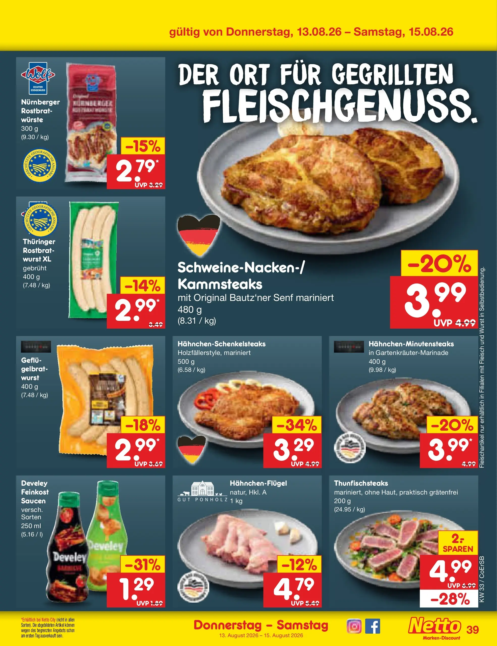 Netto Marken-Discount Prospekt Nordhausen (ab 10.08.2026) ยป Angebote | Seite: 55 | Produkte: Wurst, Fleisch Netto Marken-Discount Prospekt Nordhausen (ab 10.08.2026) ยป Angebote | Seite: 55 | Produkte: Wurst, Fleisch
