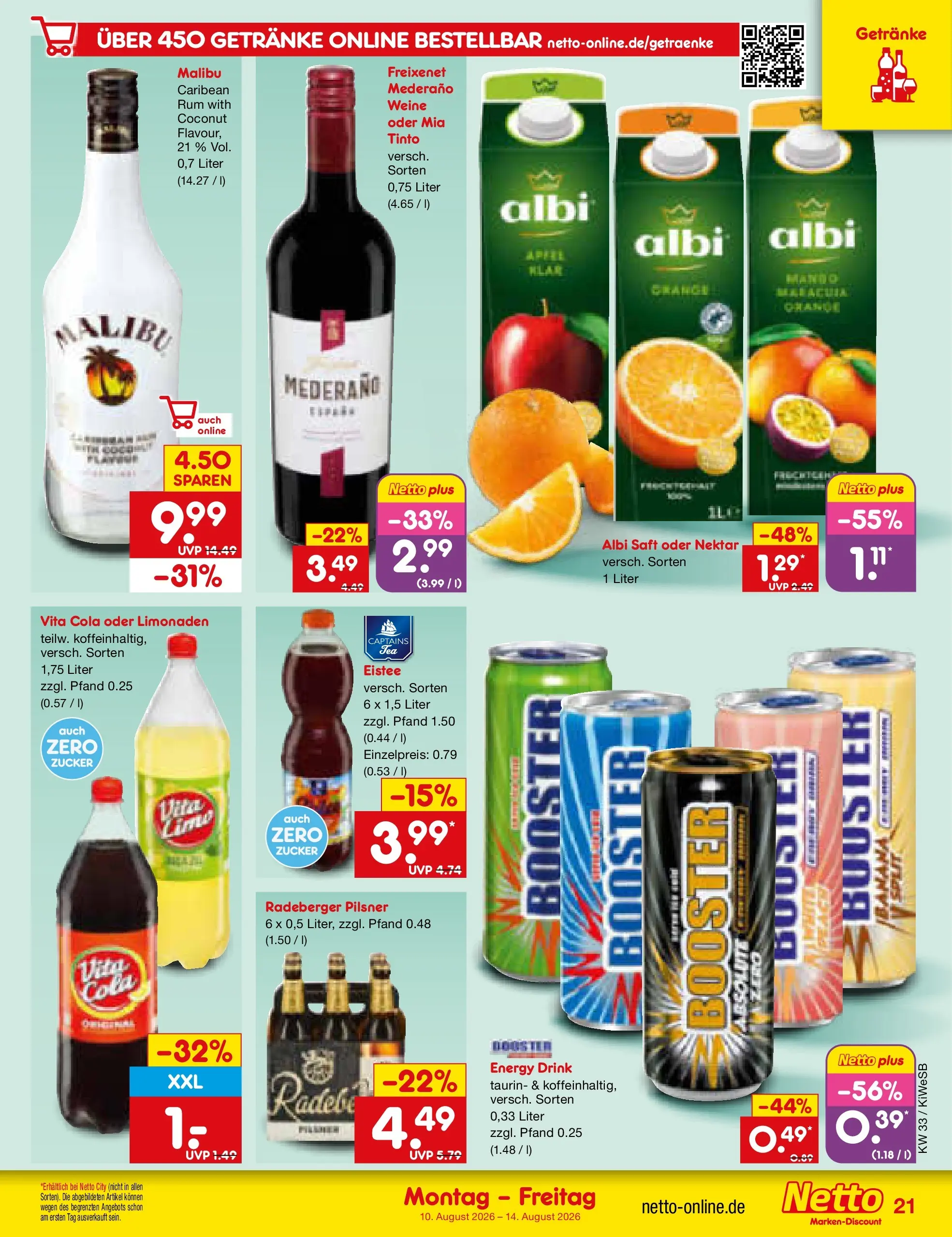 Netto Marken-Discount Prospekt Bad Friedrichshall (ab 10.08.2026) ยป Angebote | Seite: 29 | Produkte: Energy, Zucker, Vita cola, Radeberger pilsner Netto Marken-Discount Prospekt Bad Friedrichshall (ab 10.08.2026) ยป Angebote | Seite: 29 | Produkte: Energy, Zucker, Vita cola, Radeberger pilsner