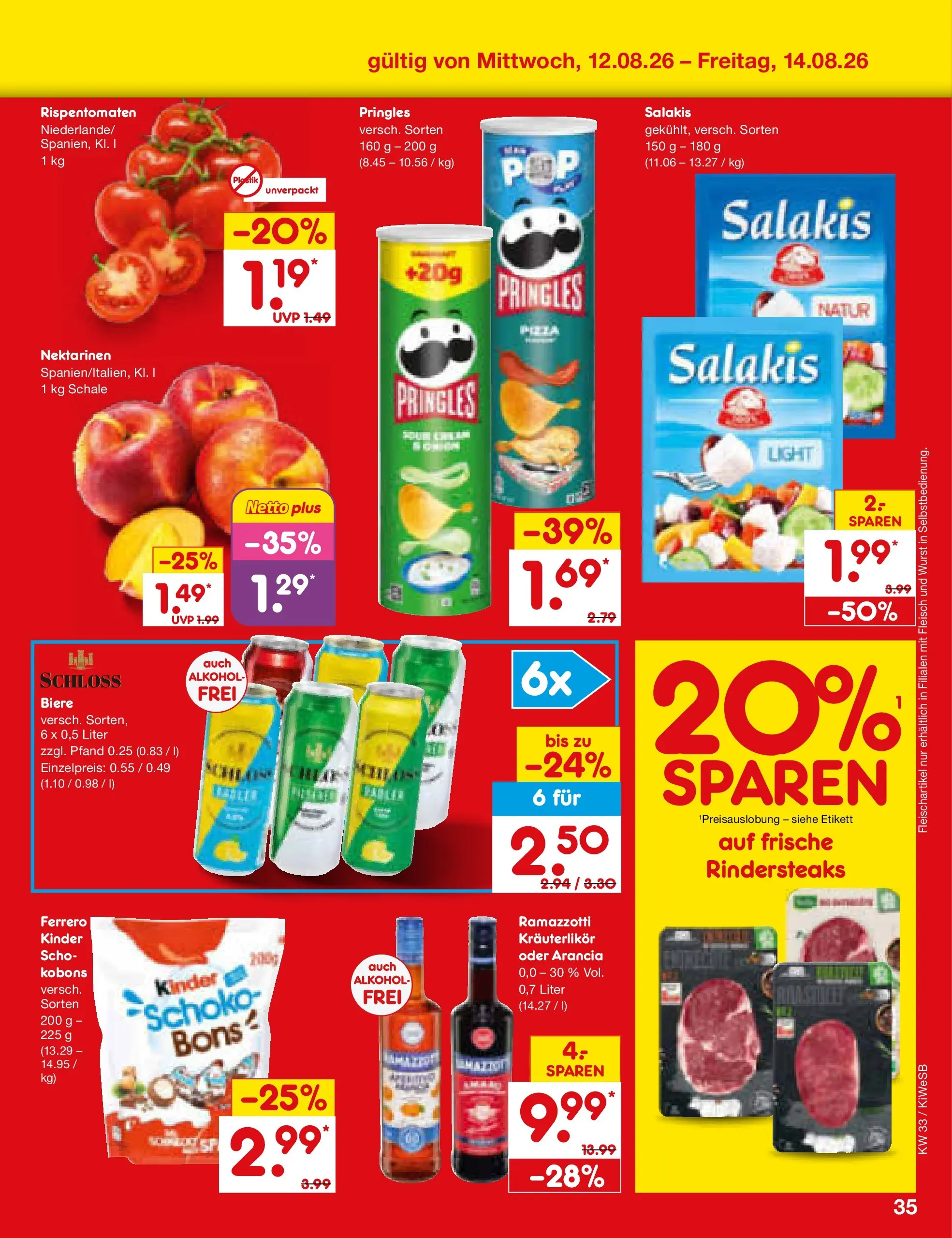 Netto Marken-Discount Prospekt Bad Friedrichshall (ab 10.08.2026) ยป Angebote | Seite: 49 | Produkte: Nektarinen, Wurst, Salakis, Fleisch Netto Marken-Discount Prospekt Bad Friedrichshall (ab 10.08.2026) ยป Angebote | Seite: 49 | Produkte: Nektarinen, Wurst, Salakis, Fleisch
