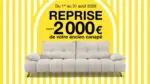 XXL Maison Du 1er au 31 ao&ucirc;t, on vous rach&egrave;te votre ancien meuble ou canap&eacute; jusqu&rsquo;&agrave; 2000&euro; ! - au 31.08.2026