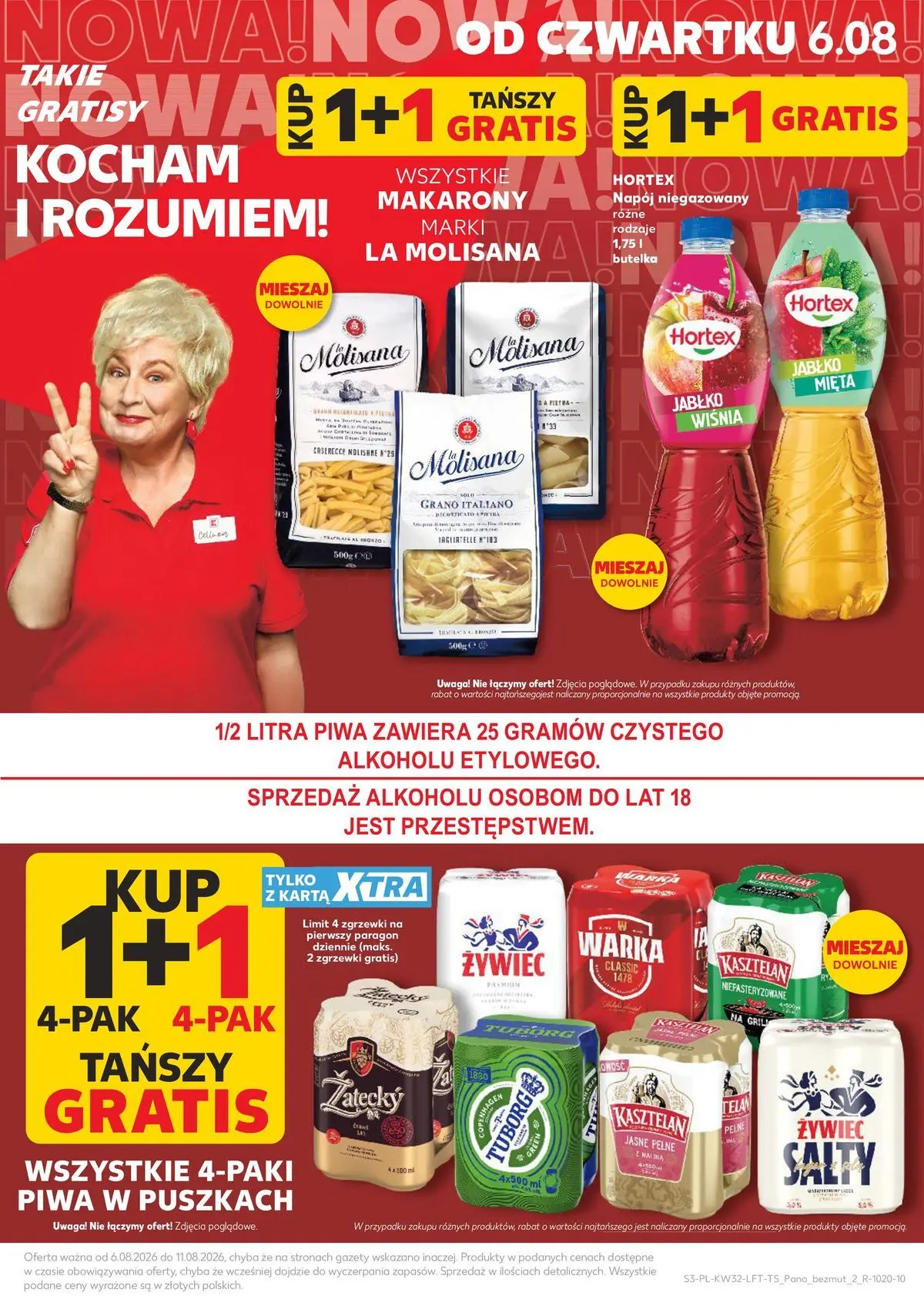 Kaufland gazetka od 06.08.2026 - od jutra PDF | Strona: 3 | Produkty: Karta, Mięta, Makarony, Tagliatelle