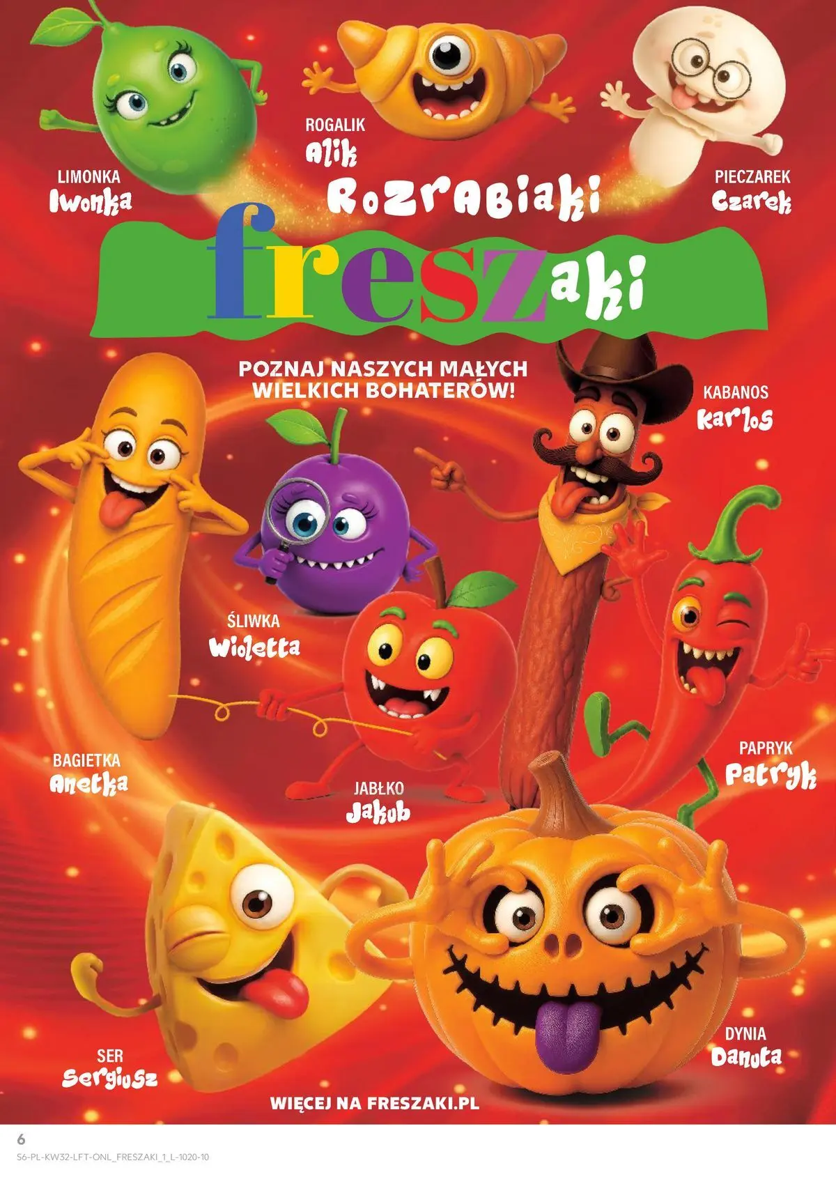 Kaufland gazetka od 06.08.2026 - od jutra PDF | Strona: 6 | Produkty: Limonka, Dynia, Bagietka, Ser