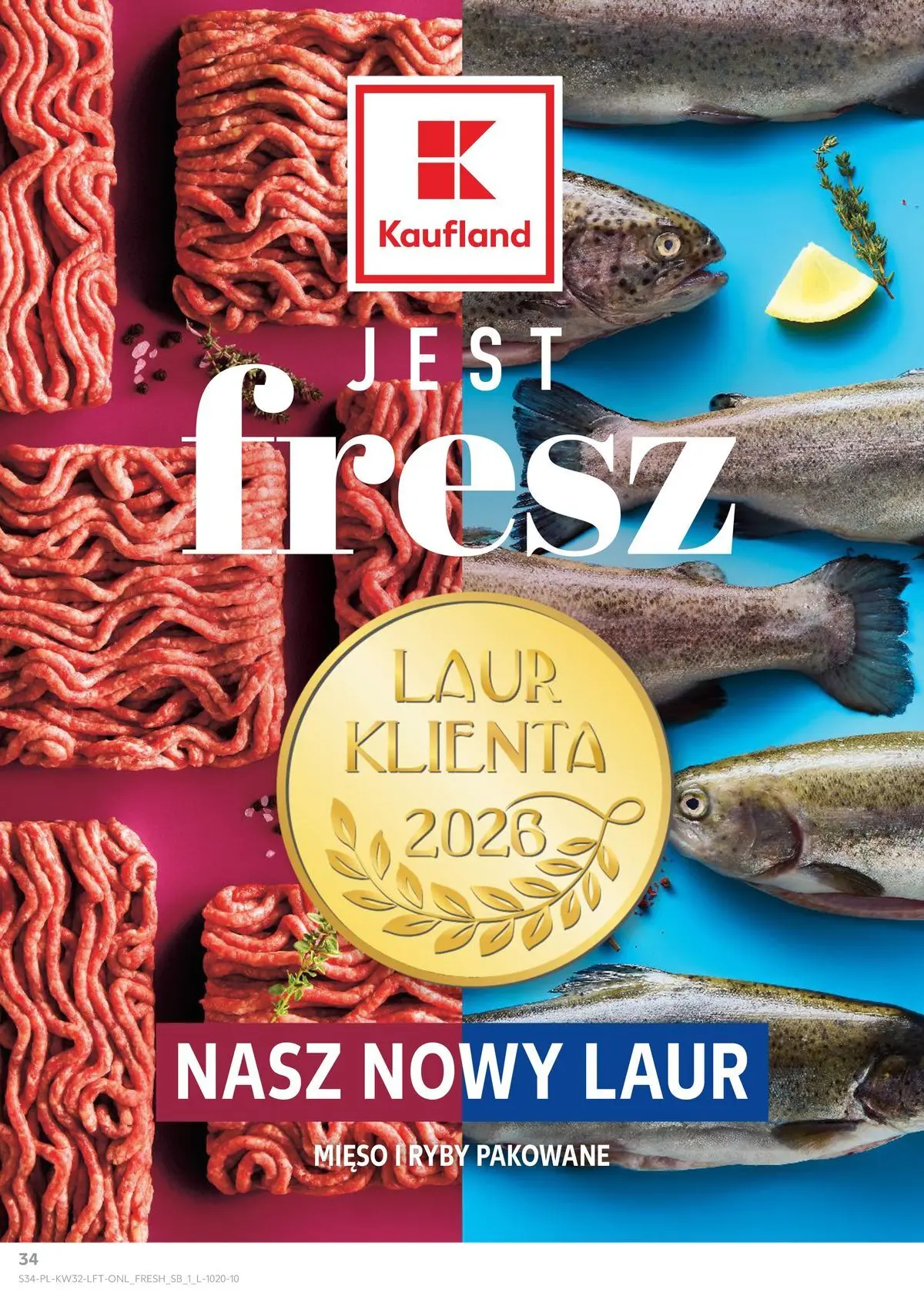 Kaufland gazetka od 06.08.2026 - od jutra PDF | Strona: 34 | Produkty: Mięso, Ryby