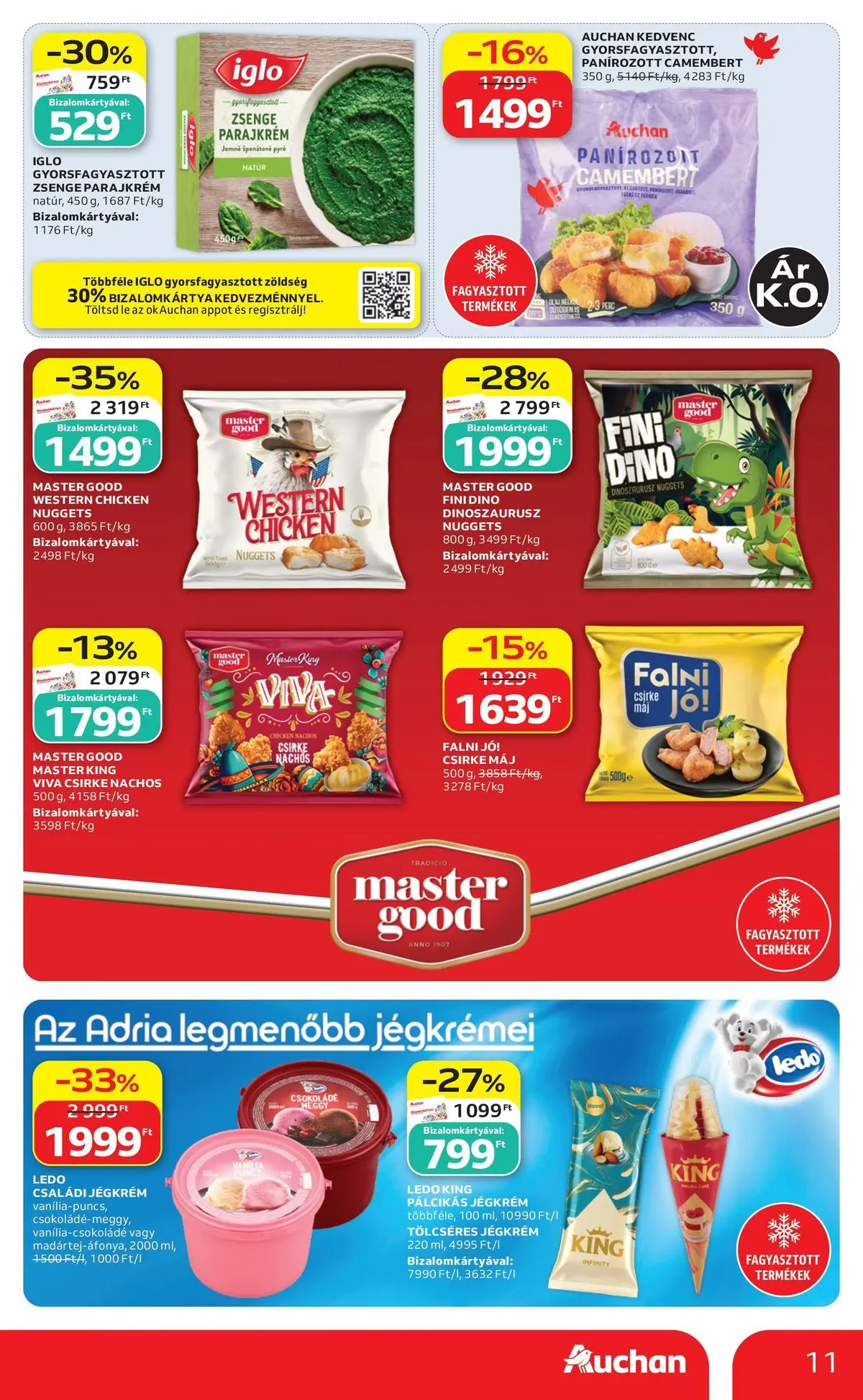 Auchan akciós újság Szolnok - 2026.08.06. -tól/töl > akció, lapozható szórólap 🛍️ | Oldal: 11