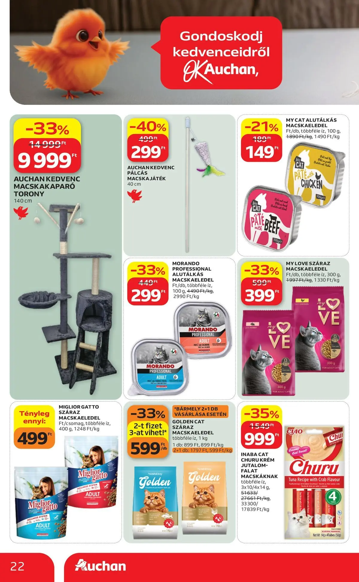 Auchan akciós újság Szolnok - 2026.08.06. -tól/töl > akció, lapozható szórólap 🛍️ | Oldal: 22