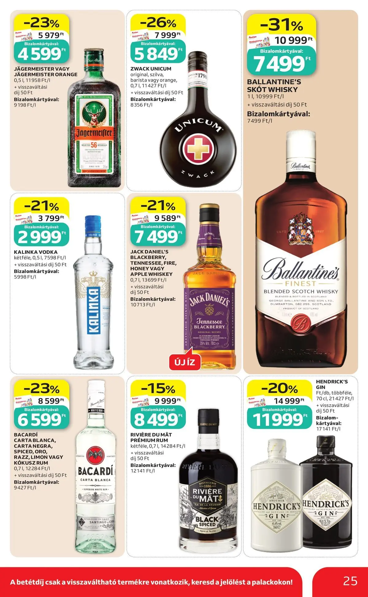Auchan akciós újság Szolnok - 2026.08.06. -tól/töl > akció, lapozható szórólap 🛍️ | Oldal: 25