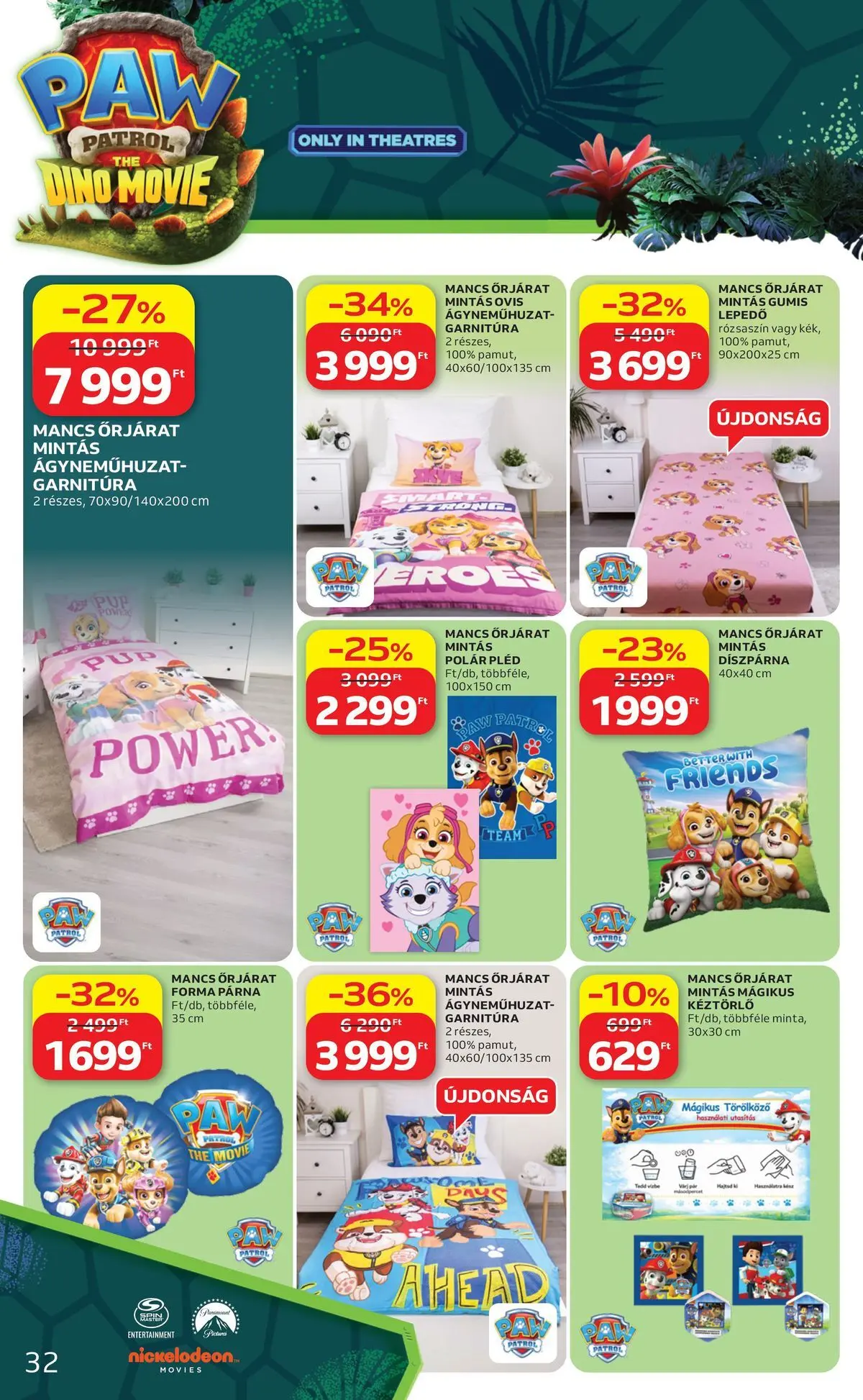 Auchan akciós újság Szolnok - 2026.08.06. -tól/töl > akció, lapozható szórólap 🛍️ | Oldal: 32