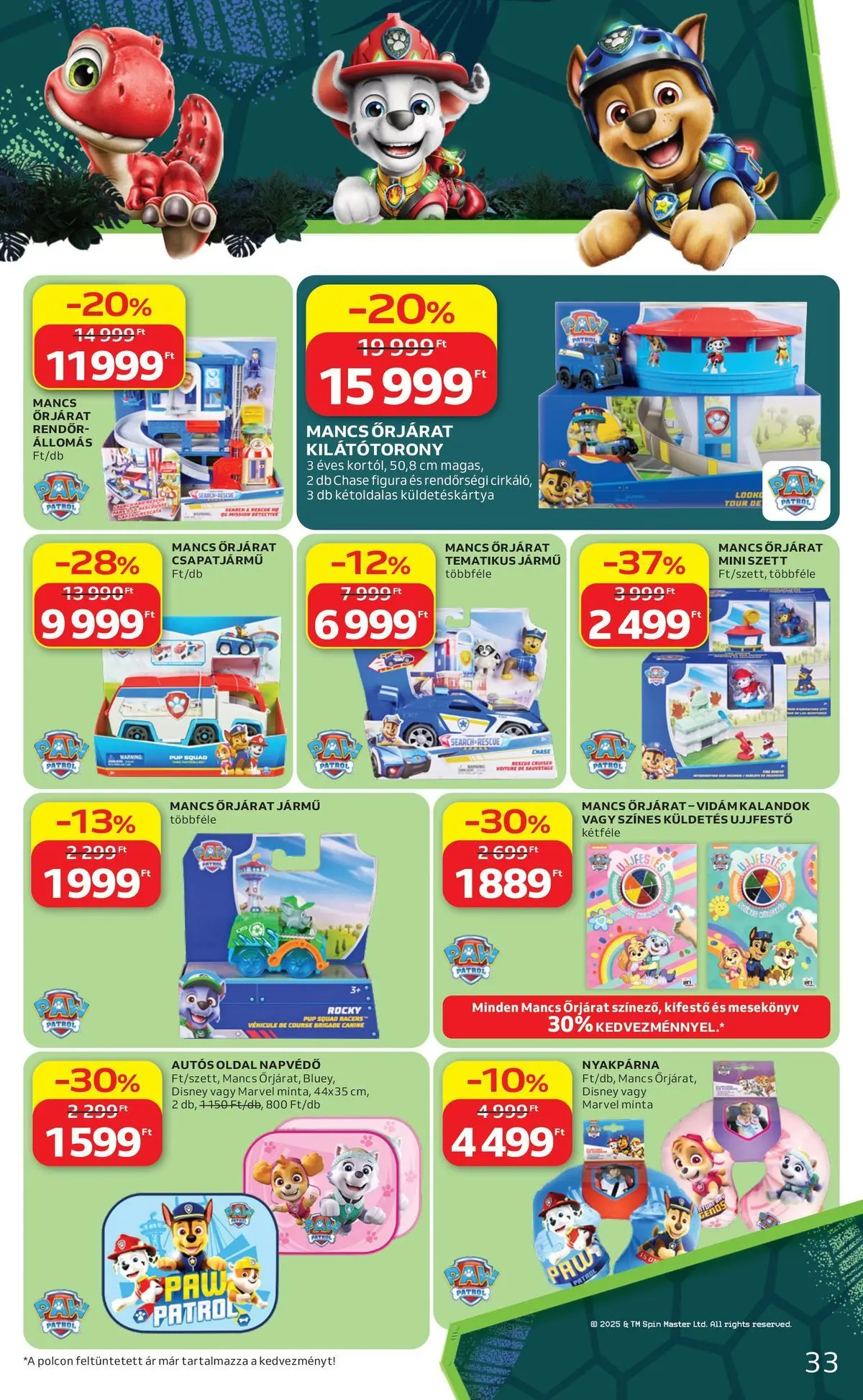 Auchan akciós újság Szolnok - 2026.08.06. -tól/töl > akció, lapozható szórólap 🛍️ | Oldal: 33