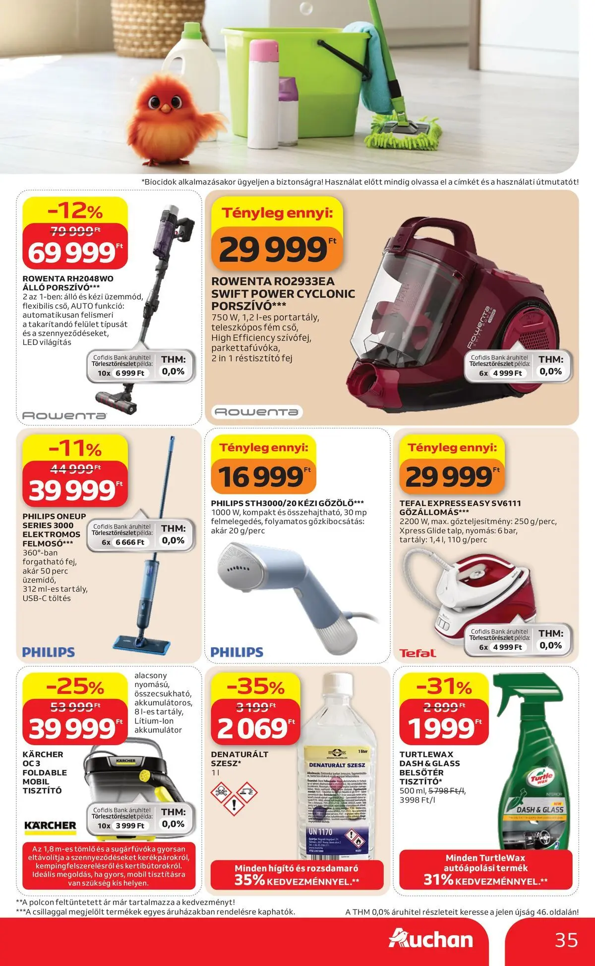 Auchan akciós újság Szolnok - 2026.08.06. -tól/töl > akció, lapozható szórólap 🛍️ | Oldal: 35