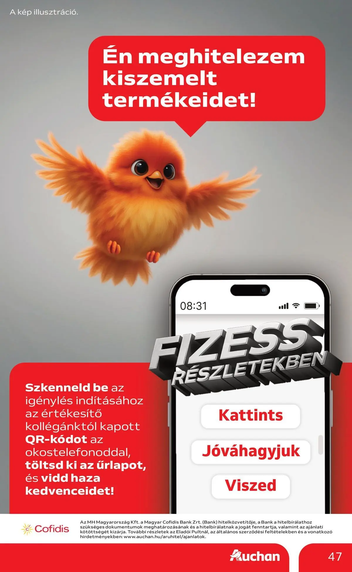 Auchan akciós újság Szolnok - 2026.08.06. -tól/töl > akció, lapozható szórólap 🛍️ | Oldal: 47
