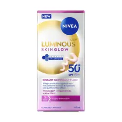 Nivea Luminous Флуид Skin Glow SPF 50