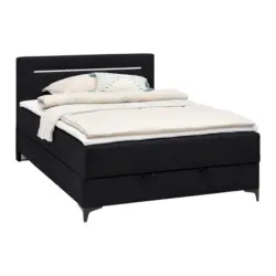 Boxbett Jerry in Schwarz ca. 120x200cm