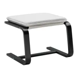 Hocker Manu II in Creme/Schwarz