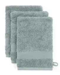 Waschlappen Silke Grau ca. 15x21cm 3er Set