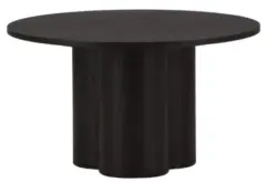 Couchtisch Olivia &Oslash; 80 cm Schwarz