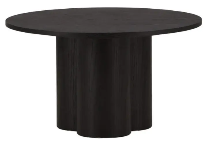 Couchtisch Olivia &Oslash; 80 cm Schwarz