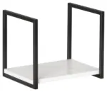 m&ouml;max Dornbirn - Ihr Trendm&ouml;belhaus in Dornbirn Badezimmerregal "New York", Weiss/Schwarz 33x28 cm