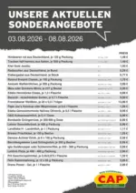 CAP-Markt Unsere besten Schn&auml;ppchen - bis 08.08.2026