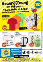 TEDi Discount TEDi Neuer&ouml;ffnung in Mainz - bis 14.08.2026