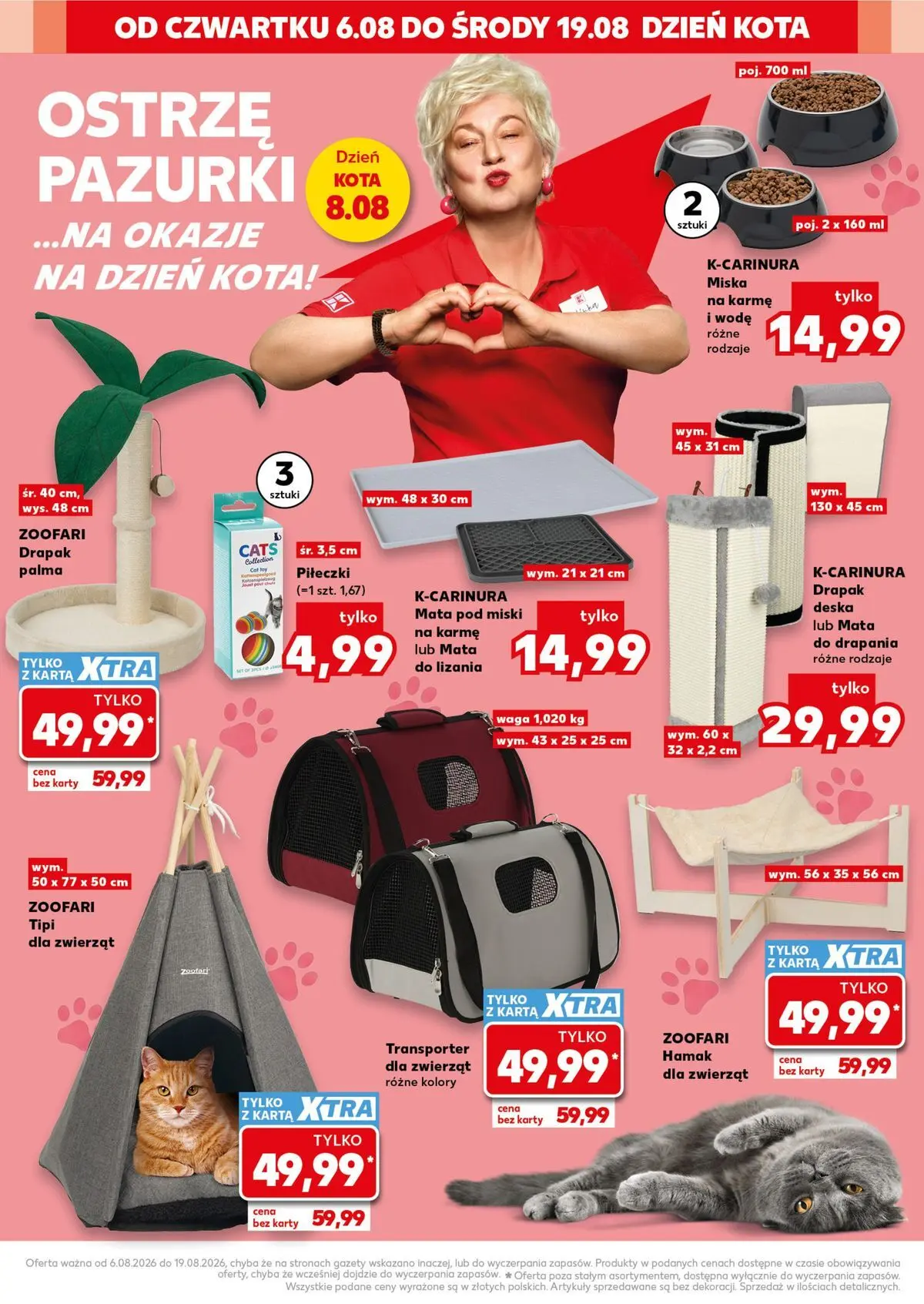 Kaufland gazetka - Złap Okazje od 06.08.2026 - od jutra PDF | Strona: 16 | Produkty: Karta, Waga, Drapak, Hamak