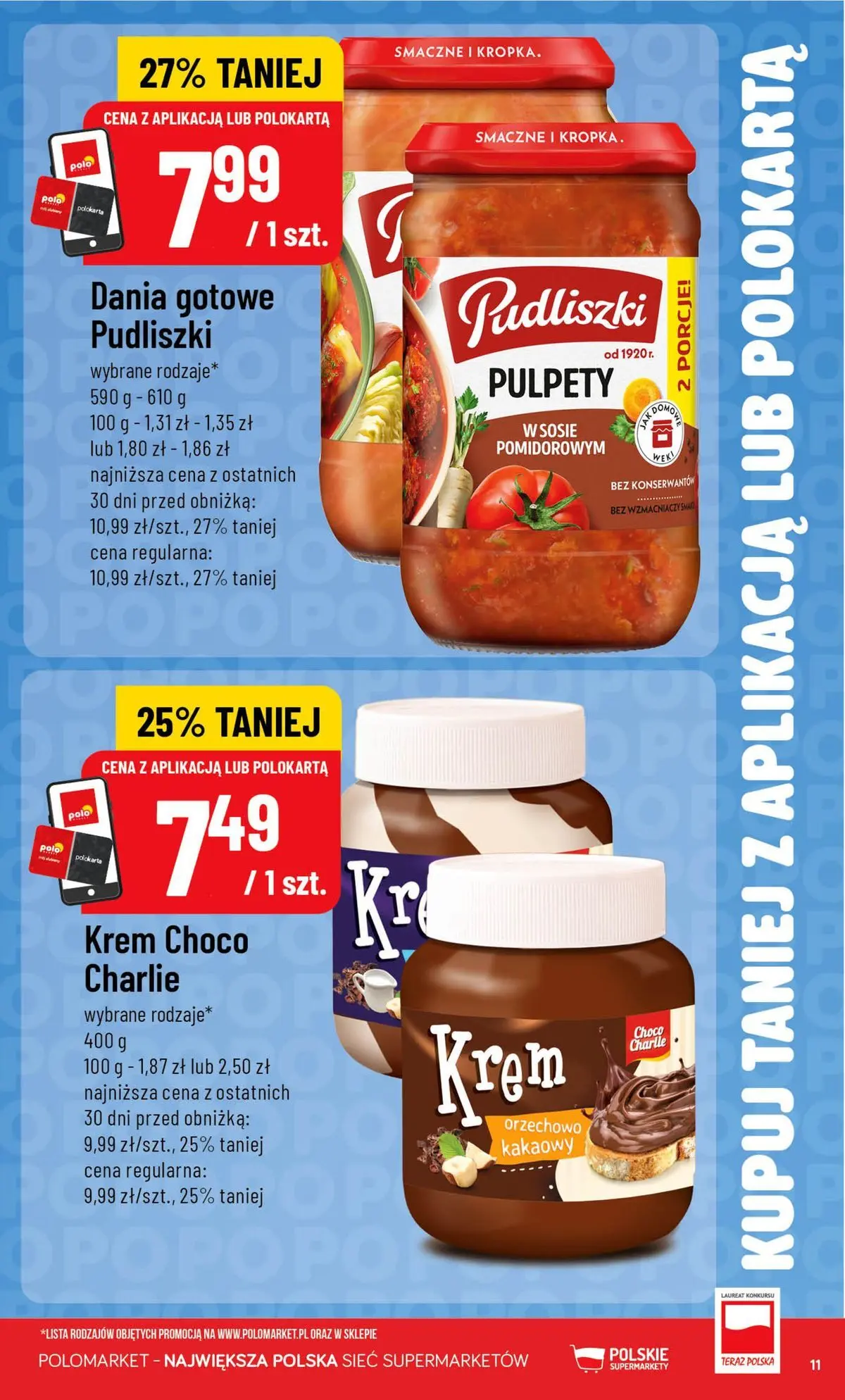 Nowa POLOmarket gazetka od jutra 05.08.2026 | Strona: 11 | Produkty: Krem, Dania gotowe