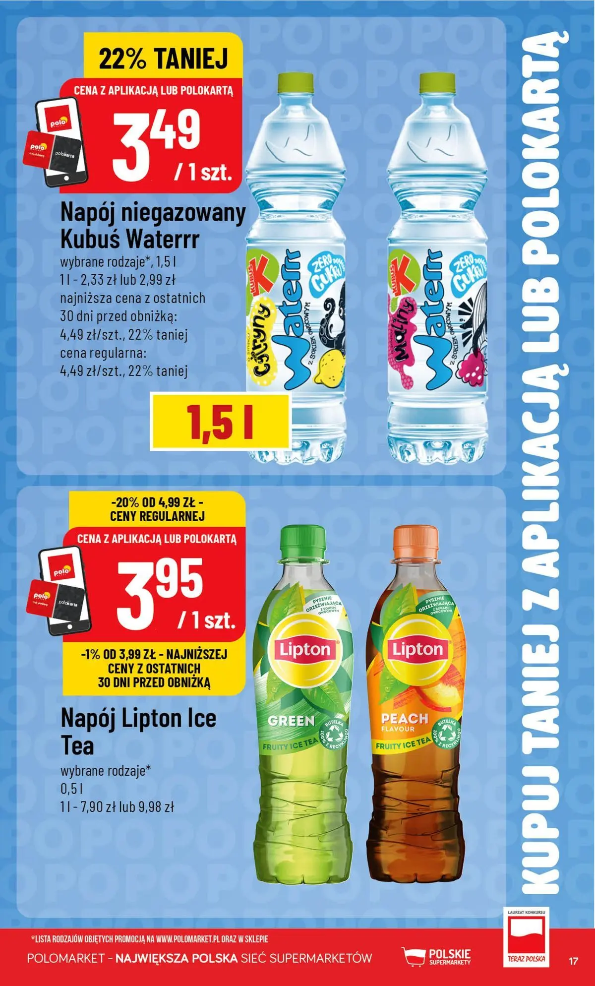 Nowa POLOmarket gazetka od jutra 05.08.2026 | Strona: 17 | Produkty: Ice Tea