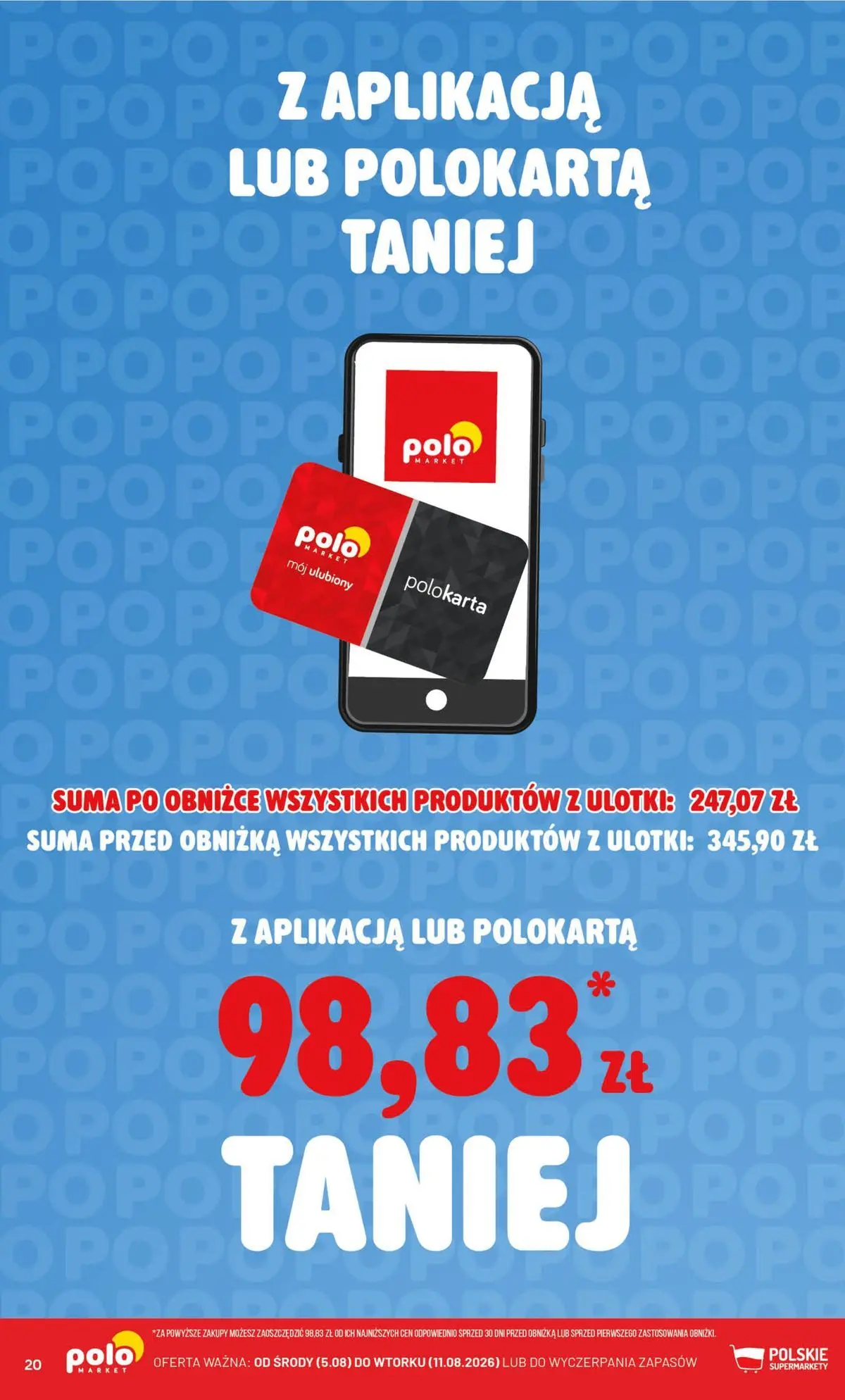 Nowa POLOmarket gazetka od jutra 05.08.2026 | Strona: 20