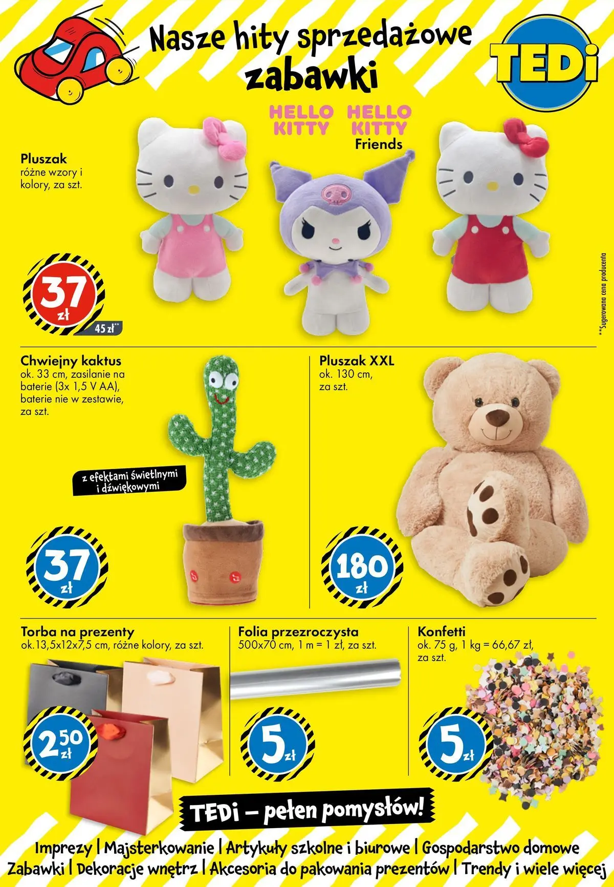 TEDi gazetka - Nowy Targ od (06.08.2026 - 13.08.2026) | Strona: 4 | Produkty: Torba, Baterie, Artykuły szkolne