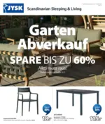 JYSK Bregenz JYSK: Garten Abverkauf Spare Bis Zu 60% - bis 18.08.2026