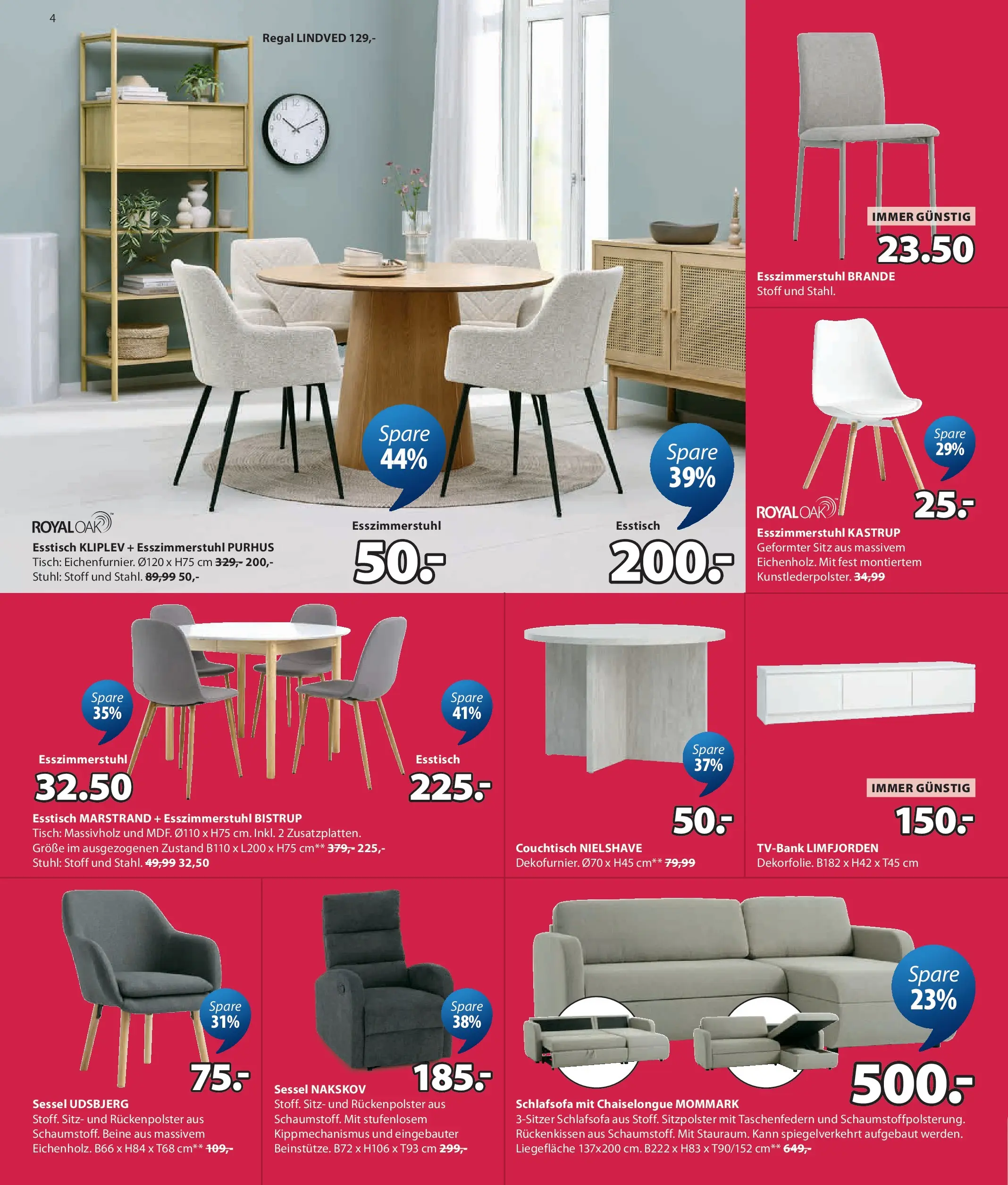JYSK Garten Abverkauf Spare Bis Zu 60% von 03.08.2026 - Aktuelle Angebote | Seite: 4 | Produkte: Sessel, Couchtisch, Regal, Stuhl