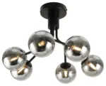 m&ouml;max Dornbirn - Ihr Trendm&ouml;belhaus in Dornbirn Deckenleuchte Ovo in Schwarz/Chrom max. 15 Watt Deckenlampe