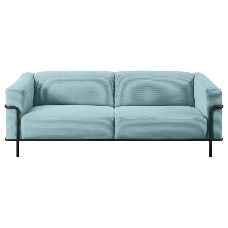 2,5-Sitzer in Cord Hellblau